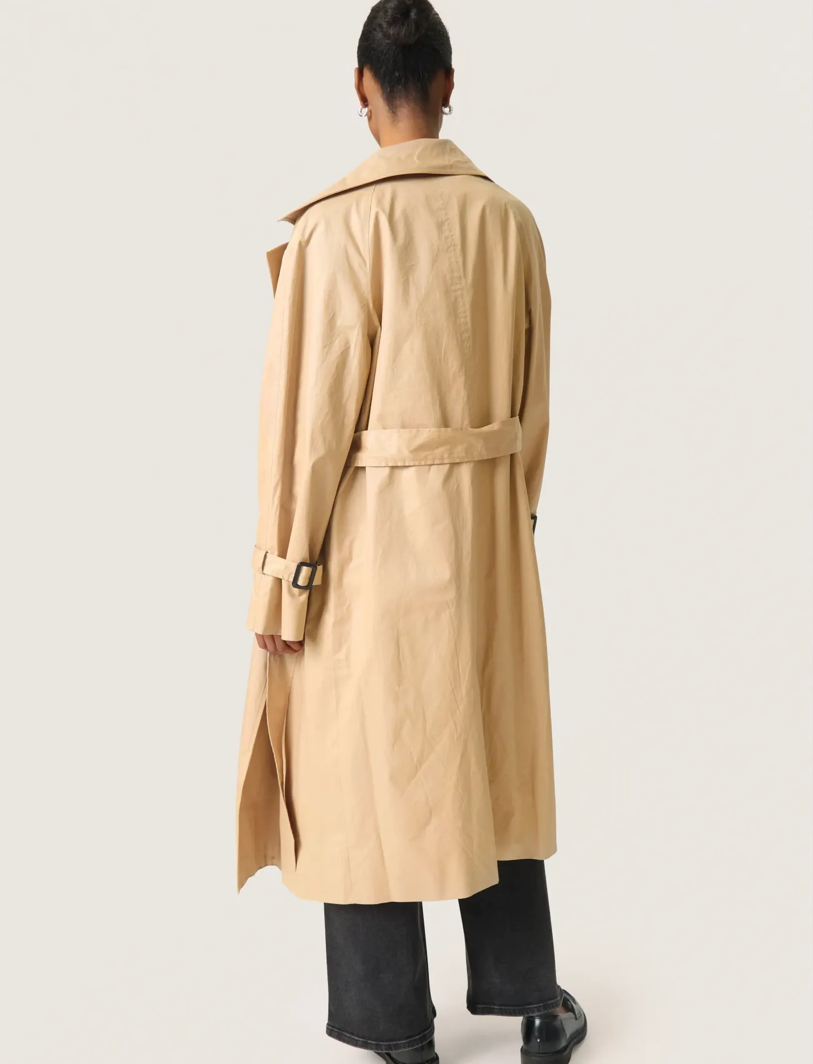 Soaked - SLFavne Belt Trench Coat - trench coats - curds & whey - 4