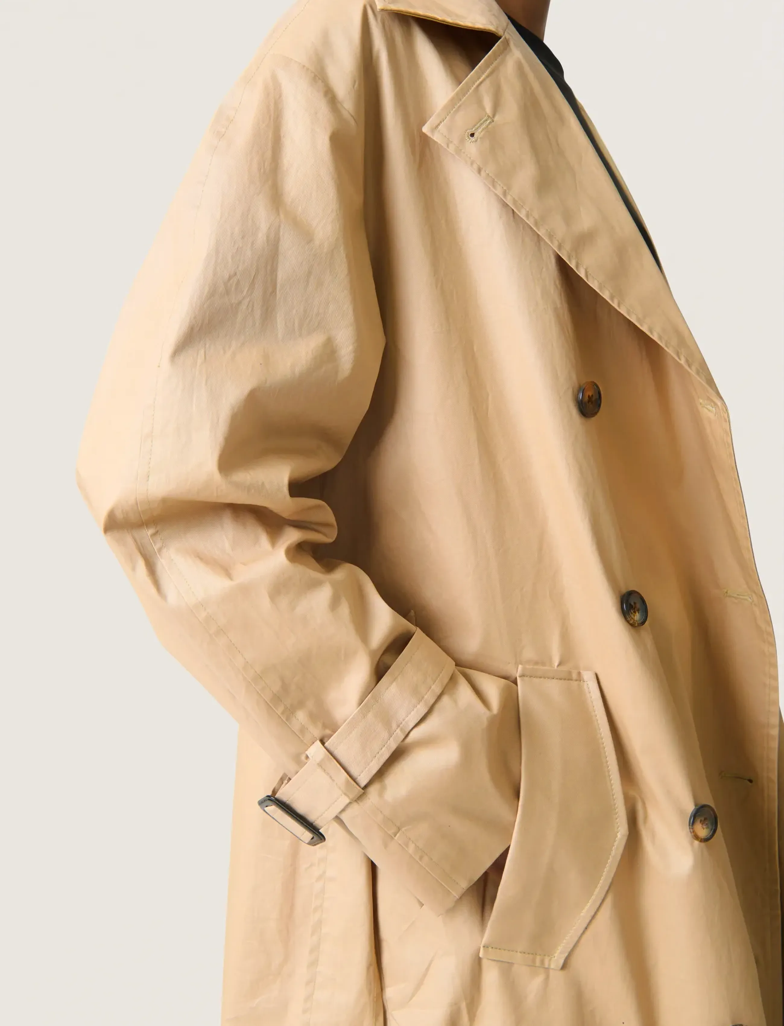 Soaked - SLFavne Belt Trench Coat - trench coats - curds & whey - 5