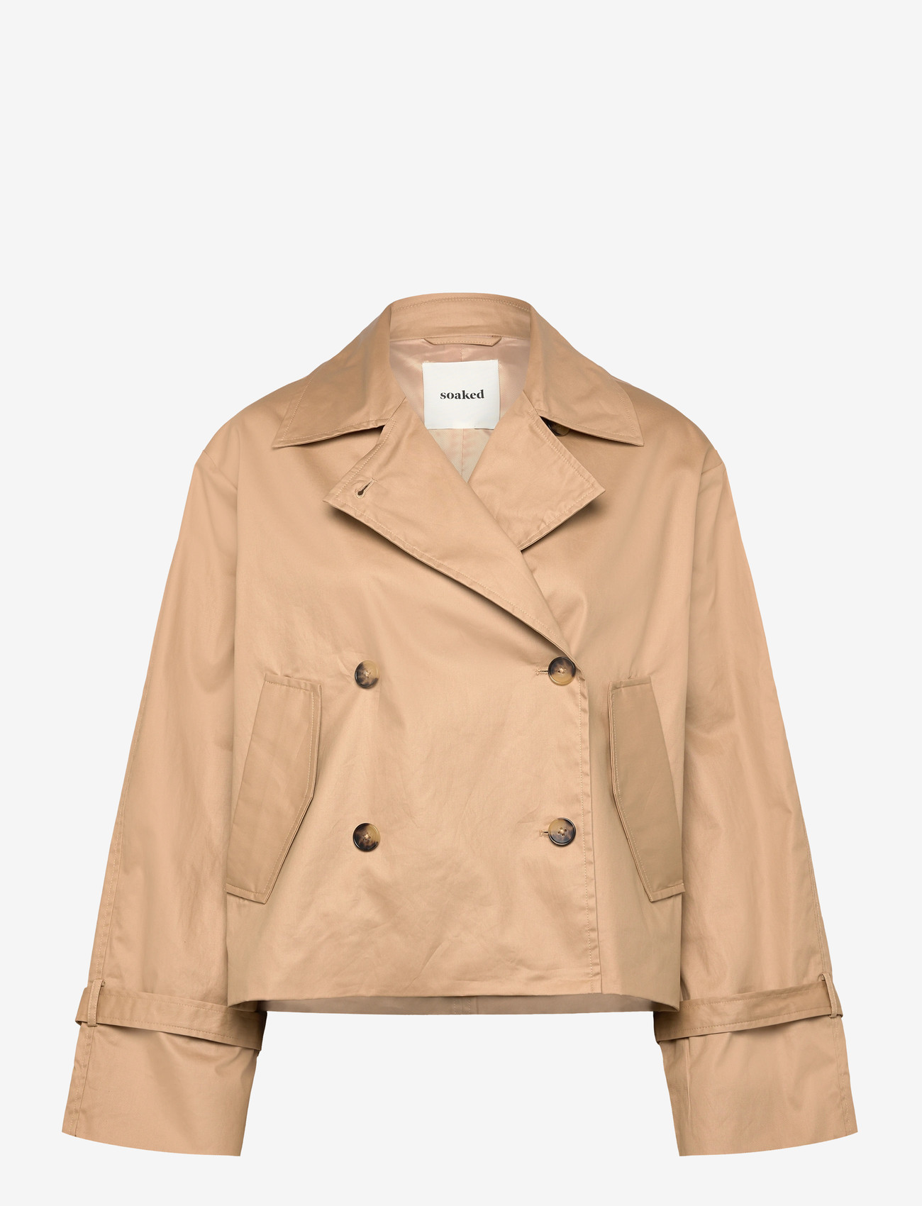 Soaked in Luxury - SLFavne Short Trench Coat - frühlingsjacken - curds & whey - 1