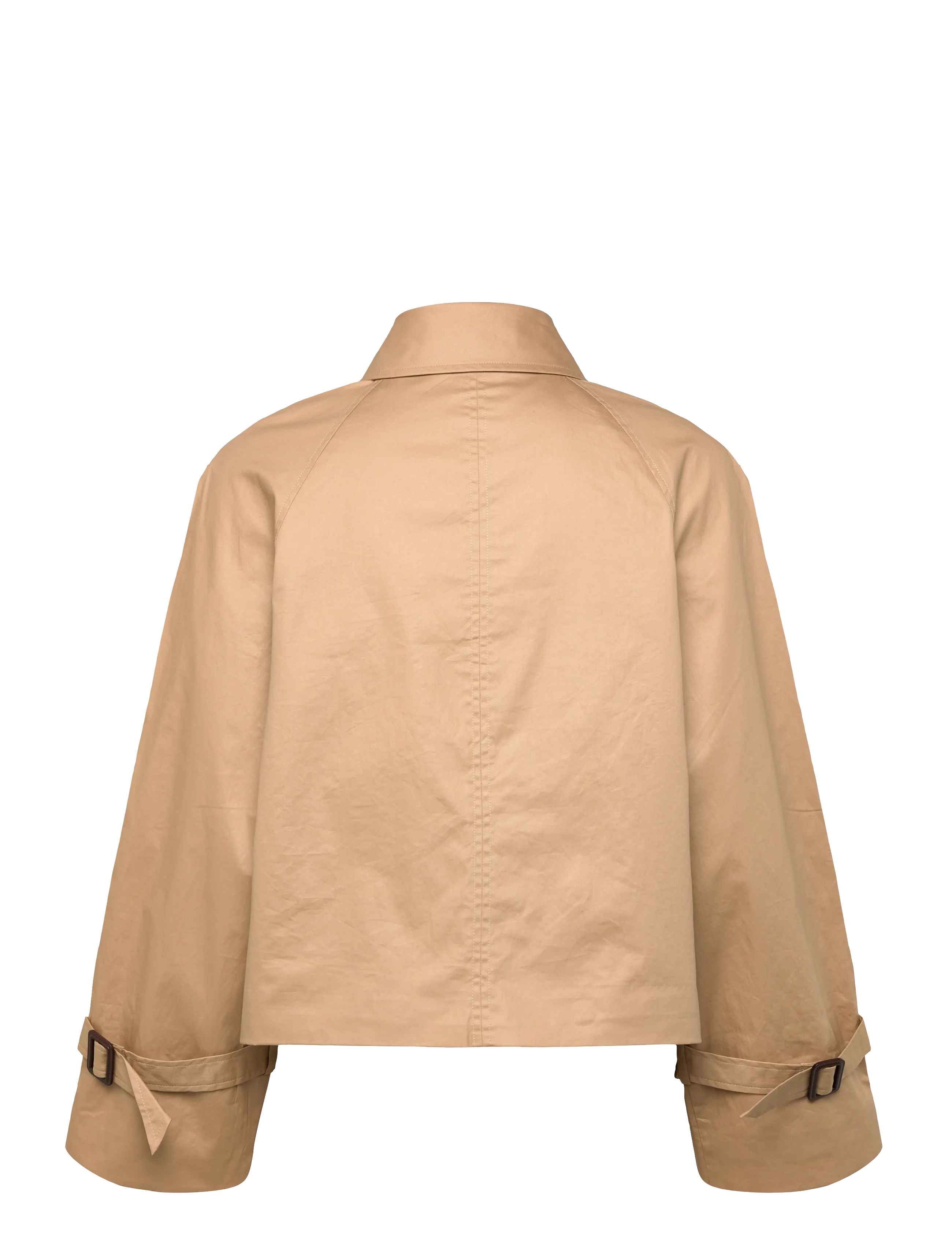 Soaked - SLFavne Short Trench Coat - spring jackets - curds & whey - 2