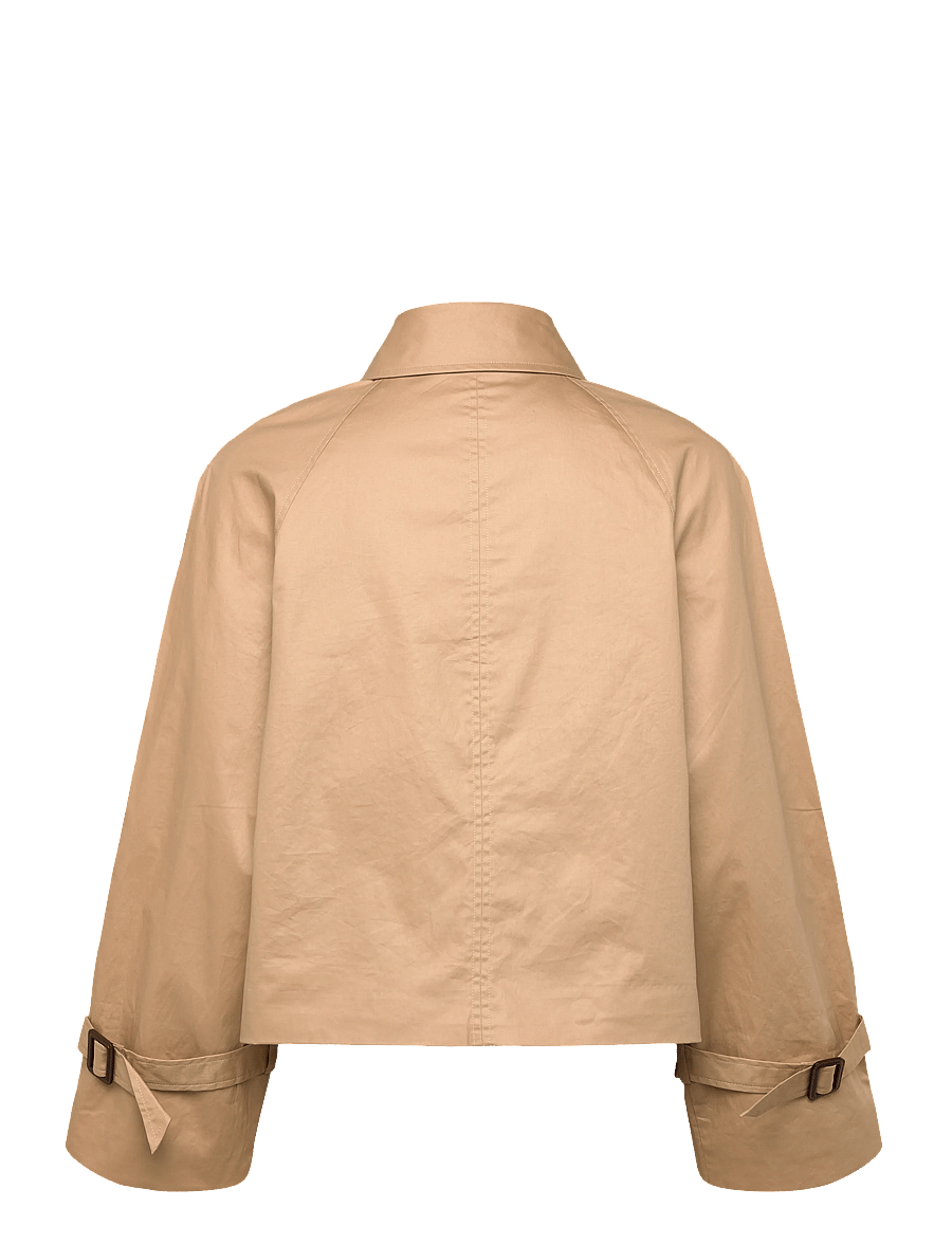 Soaked - SLFavne Short Trench Coat - kevadjoped - curds & whey - 2
