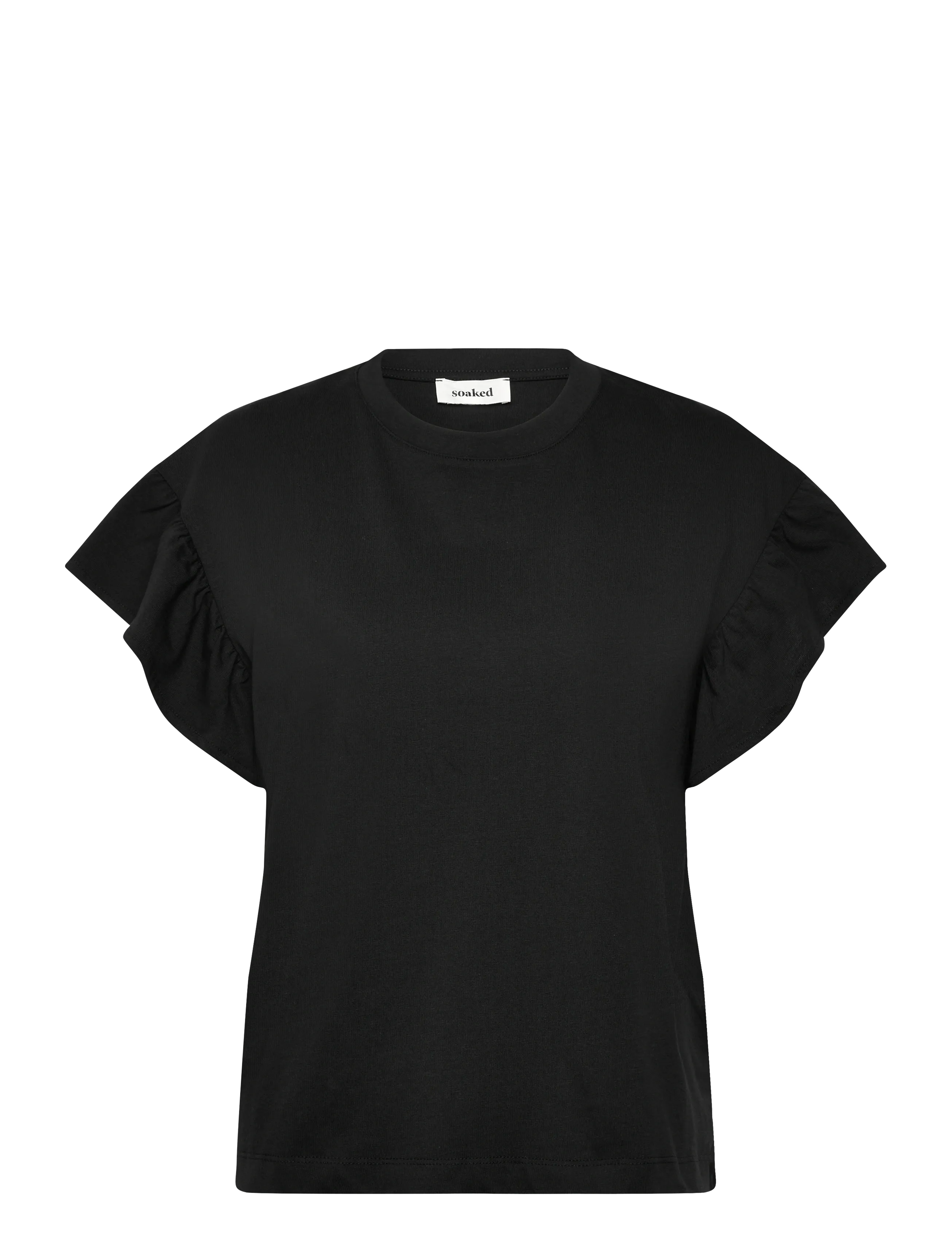 SOAKED Sljina Flary Tee Schwarz - XS - Damen