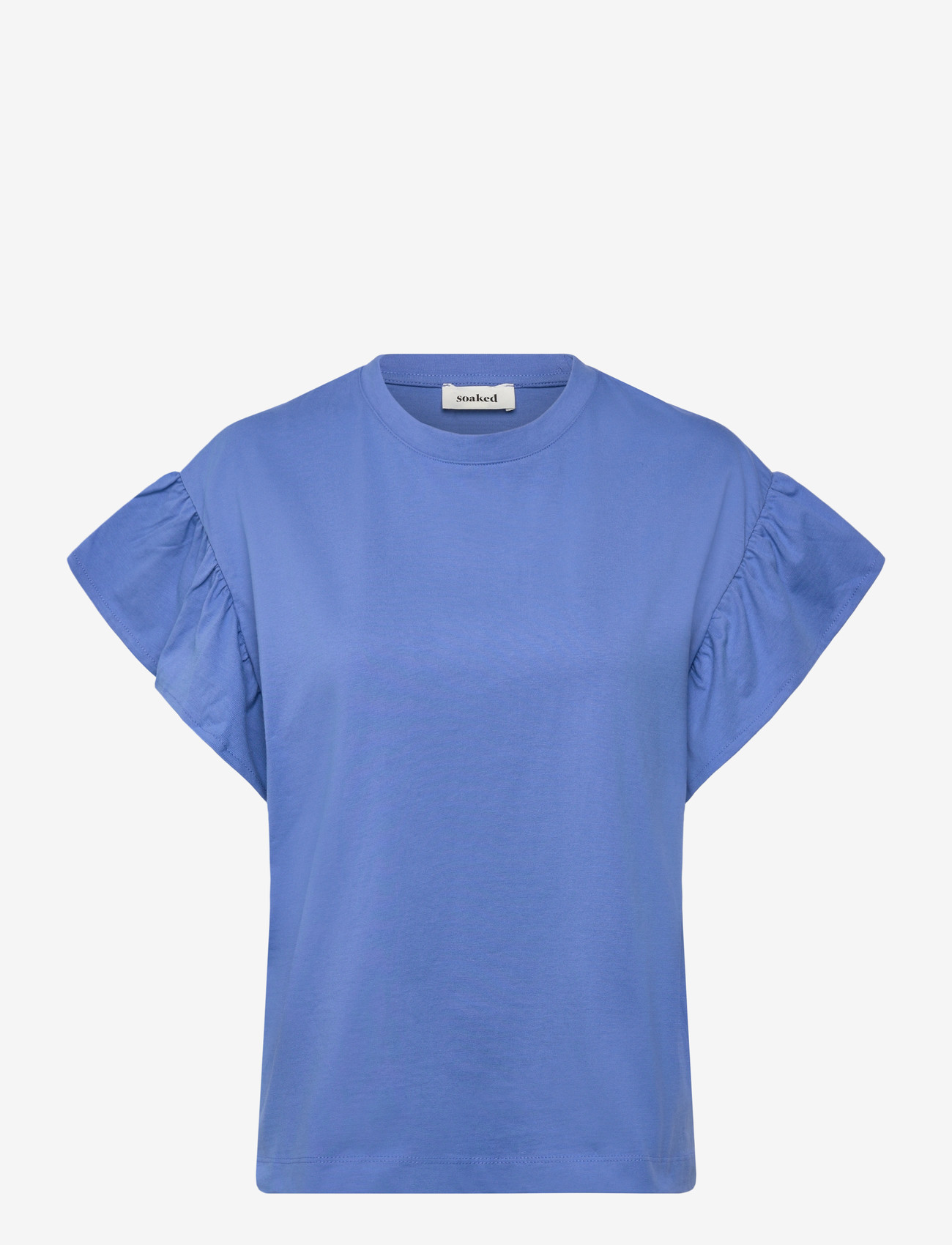 Soaked in Luxury - SLJina Flary Tee - t-shirts - blue yonder - 1