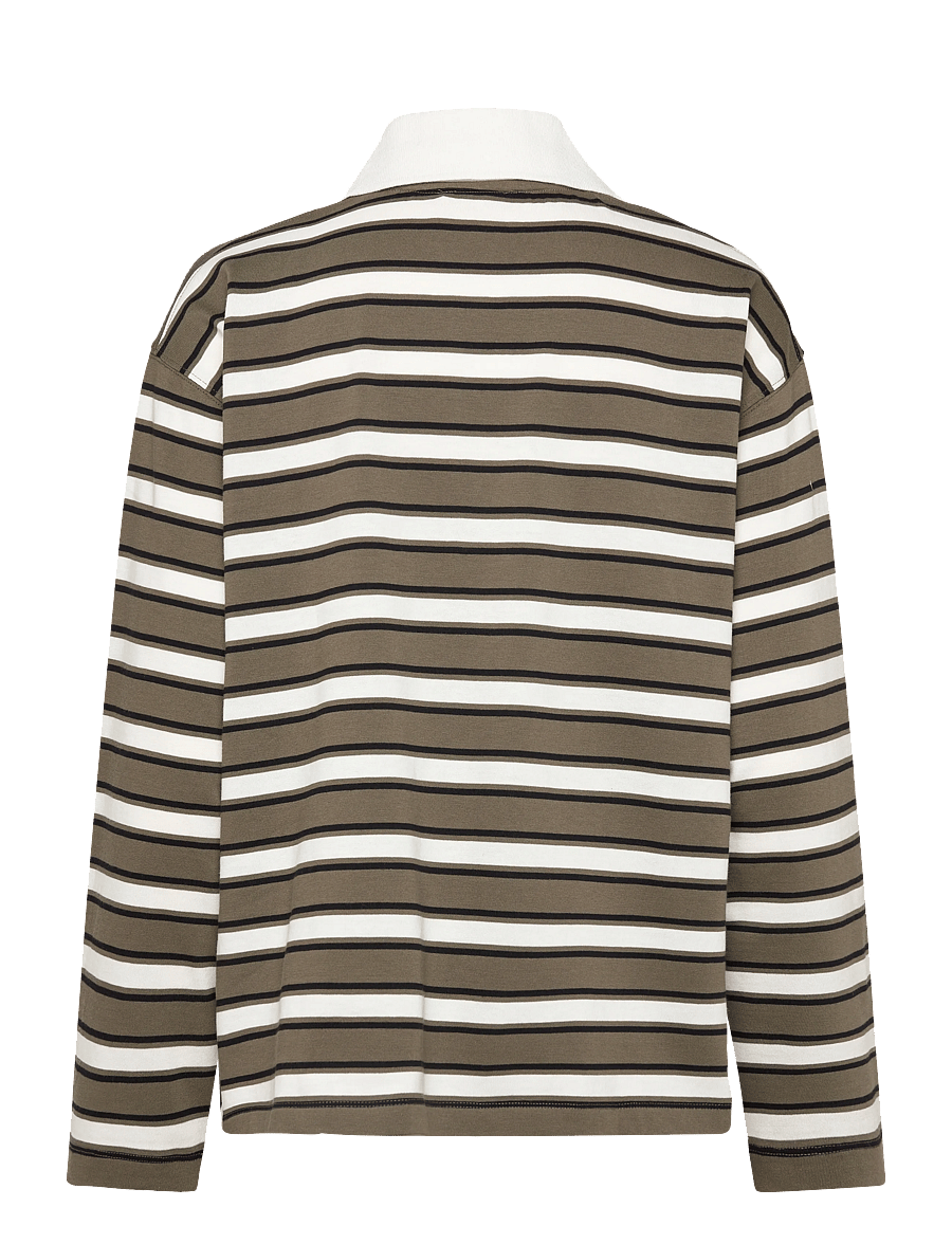 Soaked - SLNeo Polo Shirt - langärmlige hemden - grape leaf stripe - 2