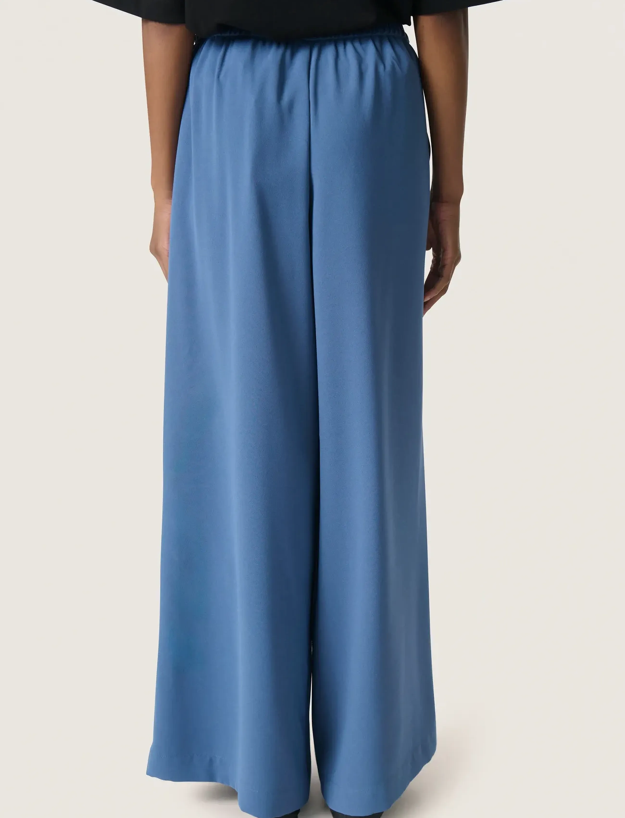 Soaked - SLShirley Wide Pants - hosen mit weitem bein - bijou blue - 4