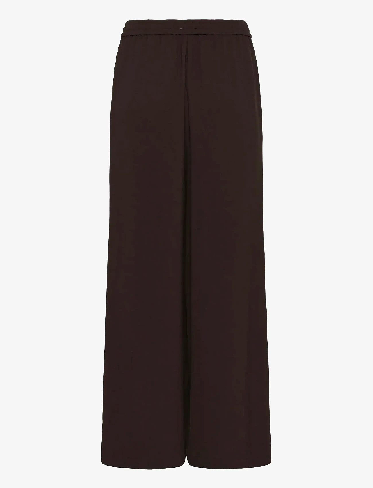 Soaked in Luxury - SLShirley Wide Pants - vida byxor - chocolate torte - 2