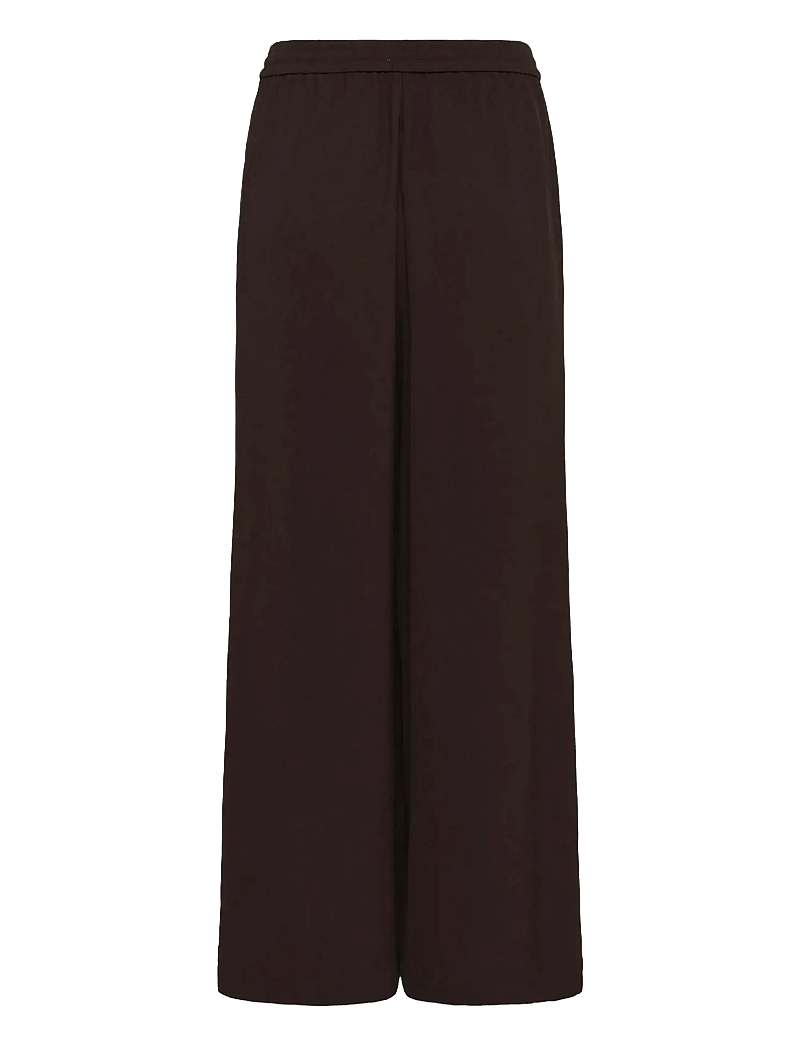 Soaked in Luxury - SLShirley Wide Pants - vida byxor - chocolate torte - 2