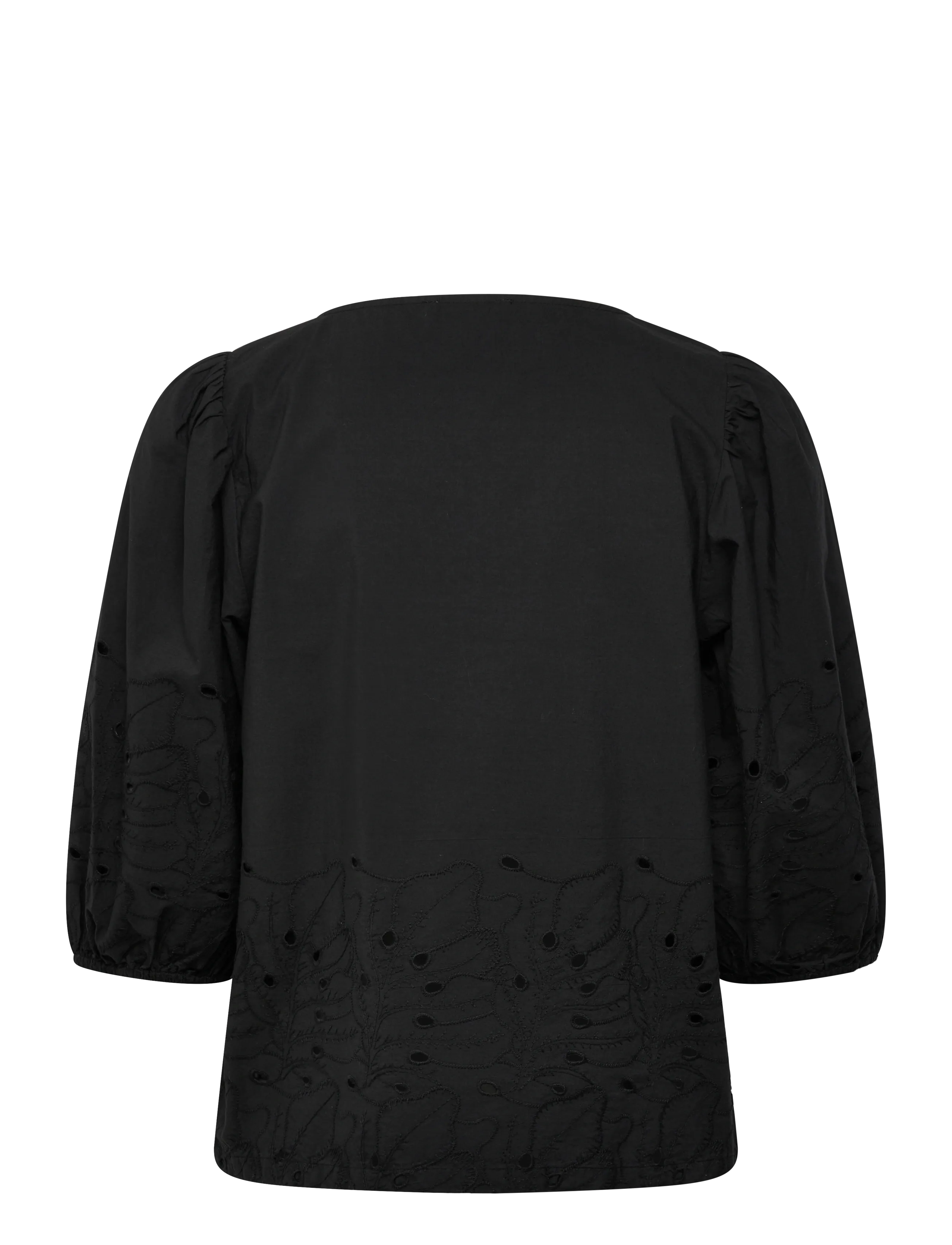 Soaked - SLManja Blouse SS - pikkade varrukatega pluusid - black - 1