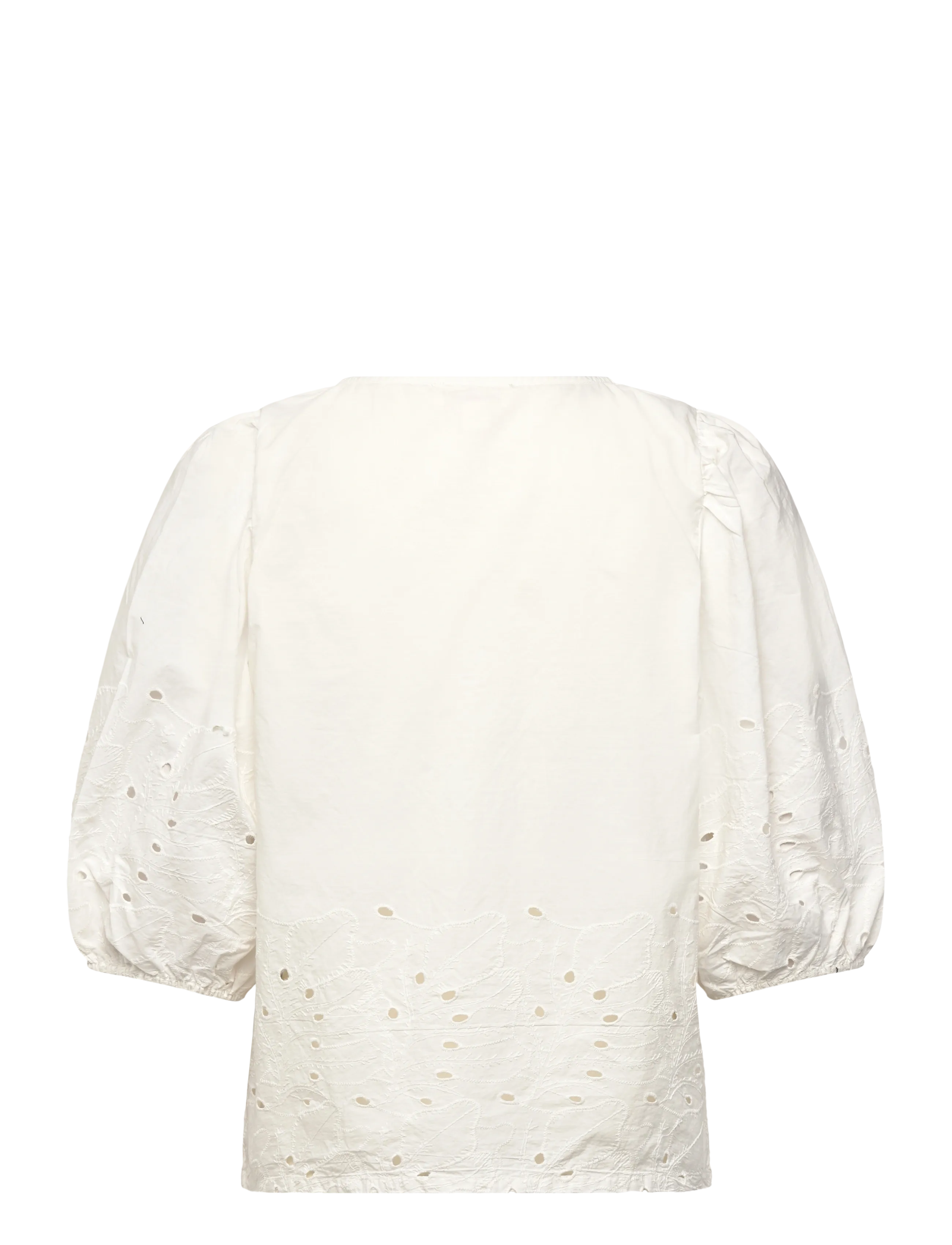Soaked - SLManja Blouse SS - langärmlige blusen - broken white - 2