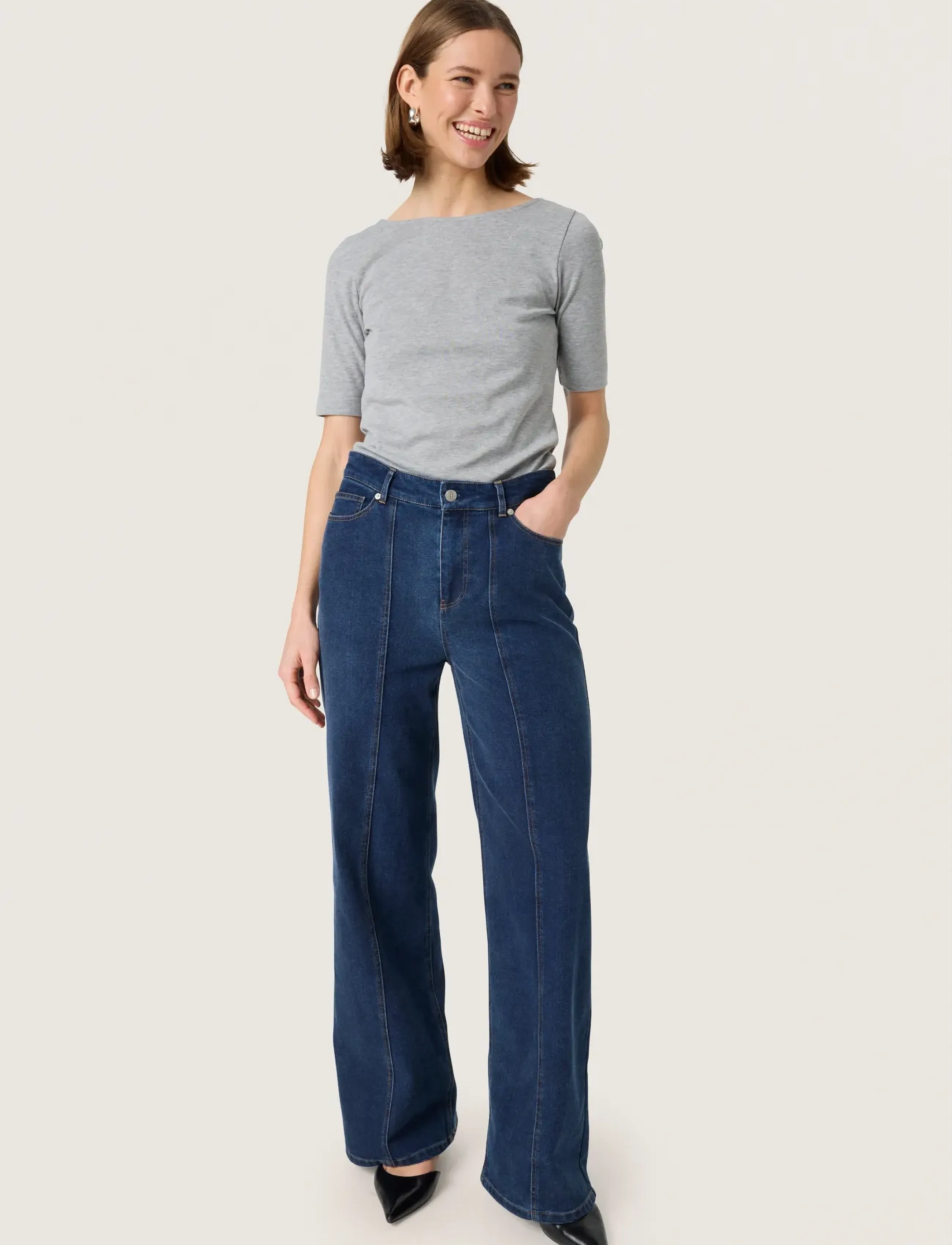 Soaked - SLCalianna Jeans - dark blue denim - 4