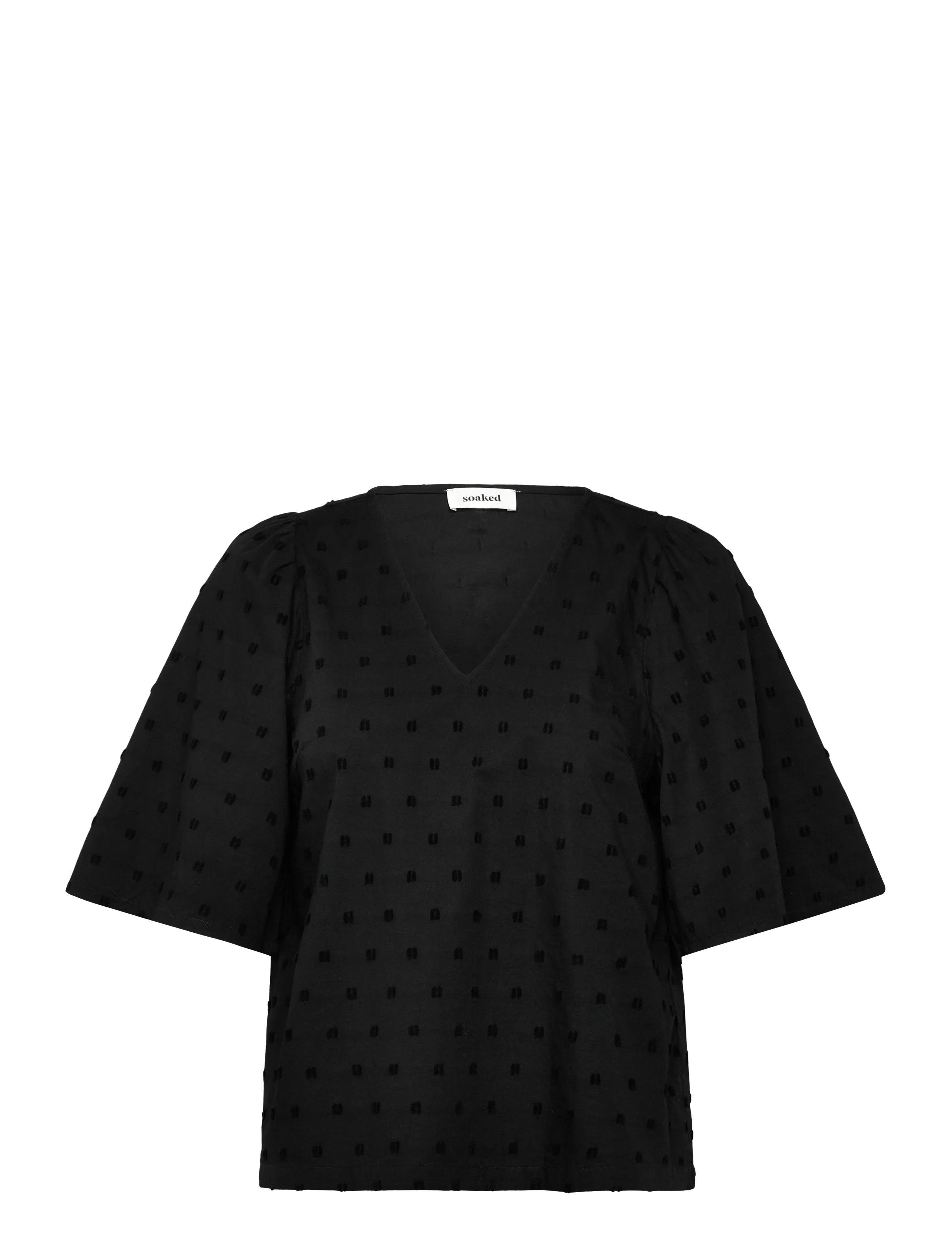 Soaked SLSunela Felisia top SS - Clothing - BLACK / black