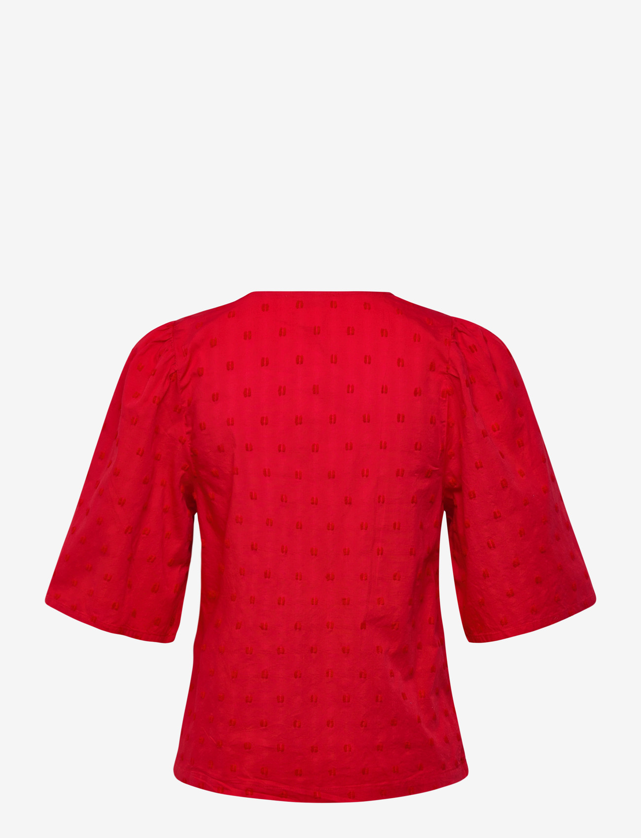 Soaked in Luxury - SLSunela Felisia top SS - kurzämlige blusen - goji berry - 1