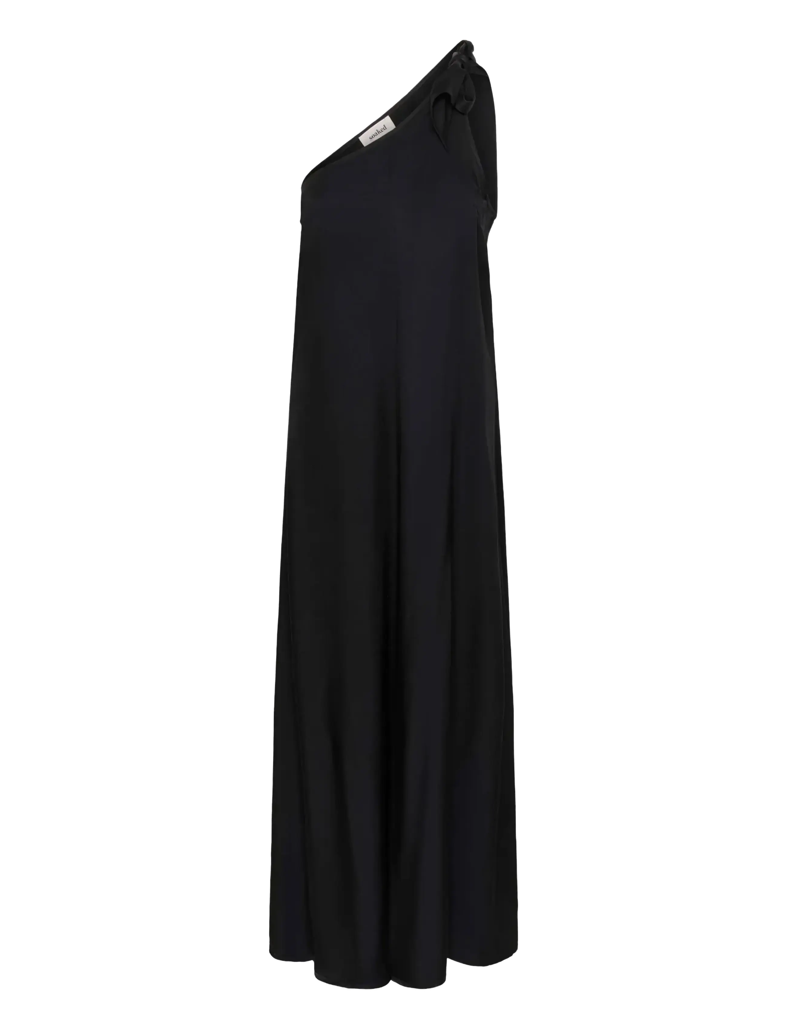 Soaked - SLBecca One Shoulder Dress - maxi kjoler - black - 1