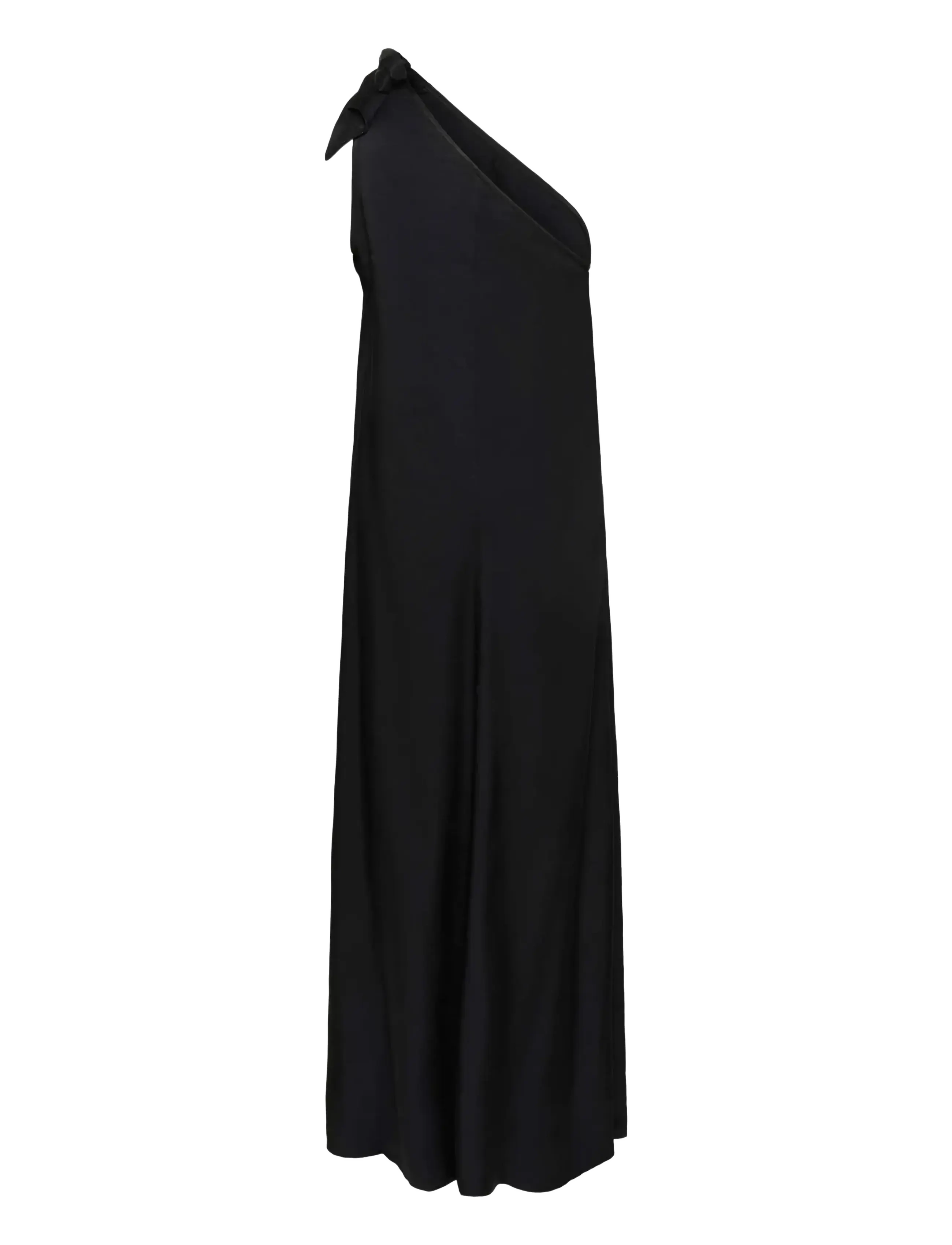 Soaked - SLBecca One Shoulder Dress - maxi kjoler - black - 2