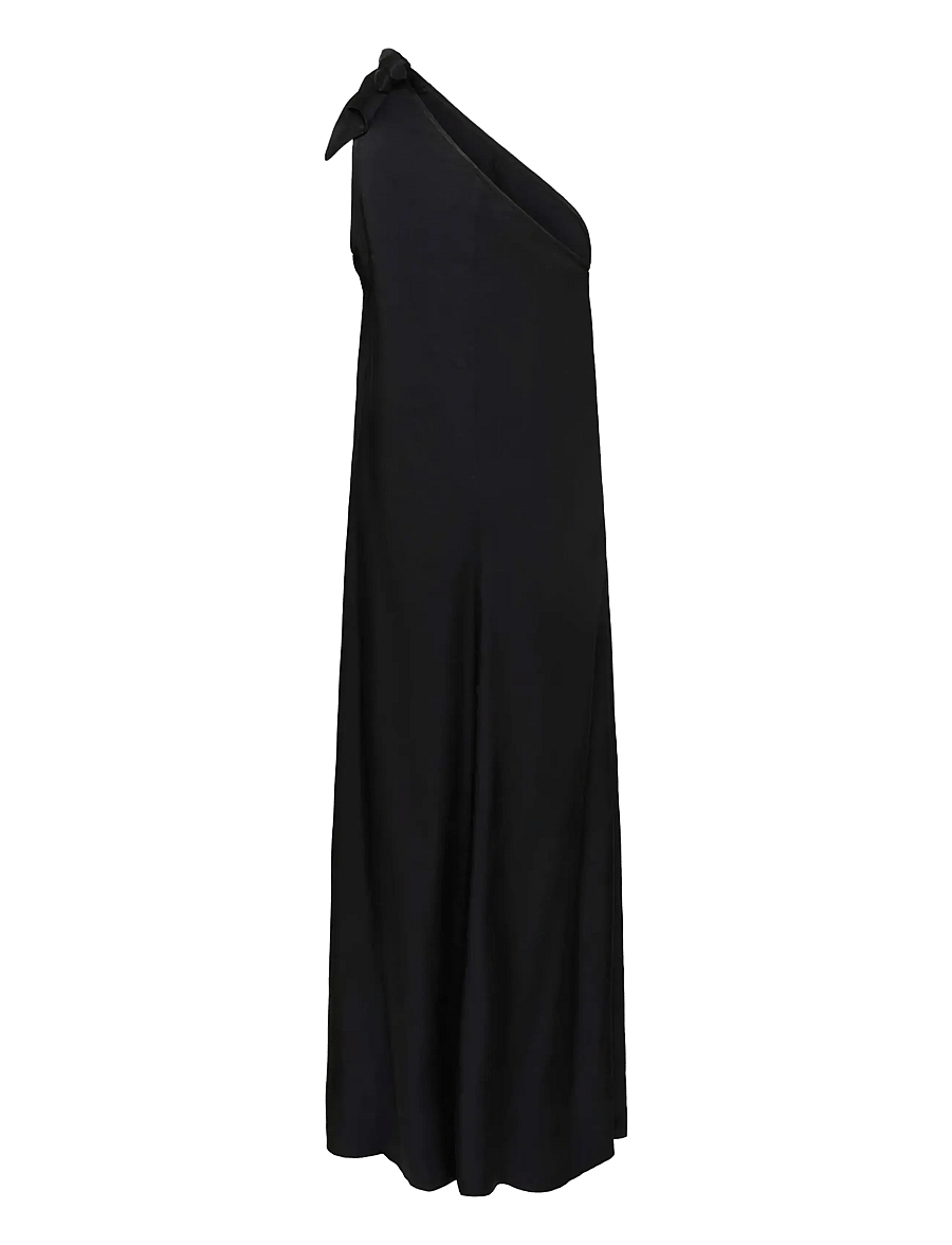 Soaked - SLBecca One Shoulder Dress - maxi kjoler - black - 2