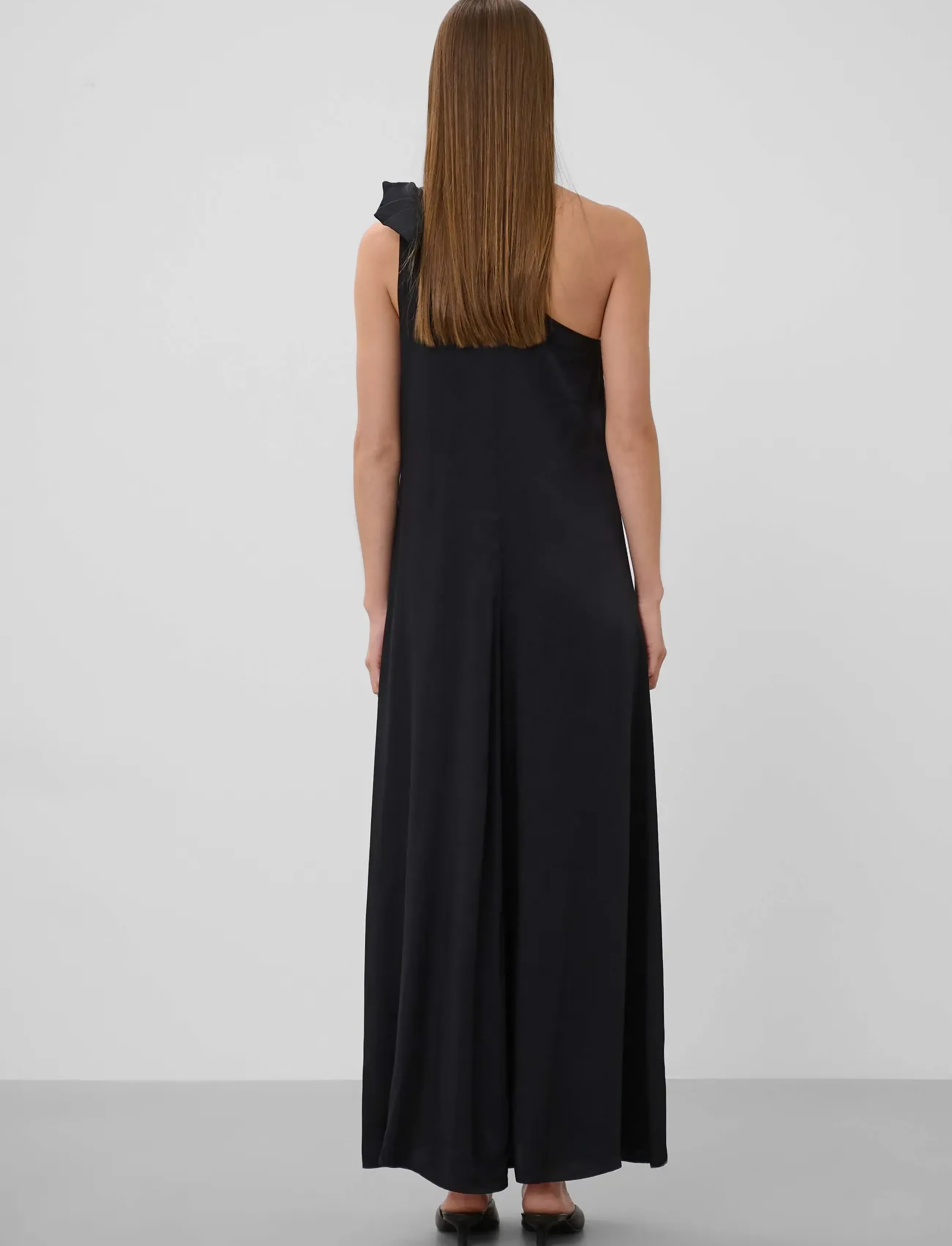 Soaked - SLBecca One Shoulder Dress - maxi kjoler - black - 4