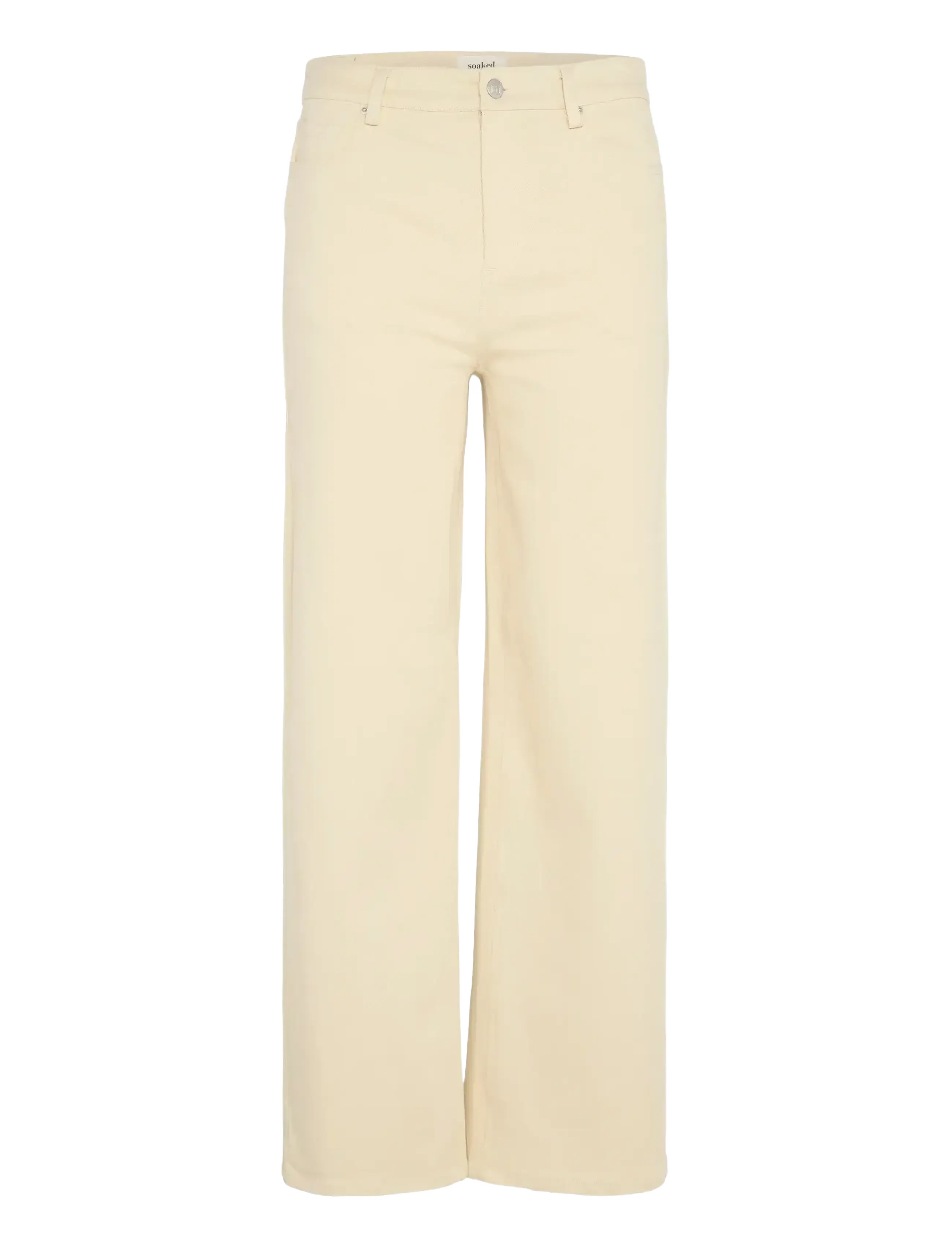 SOAKED Slsandja Plain Vanesa Hosen Cream - S - Damen