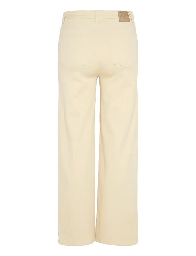 Soaked - SLSandja Plain Vanesa Pants - spodnie szerokie - sandshell - 2