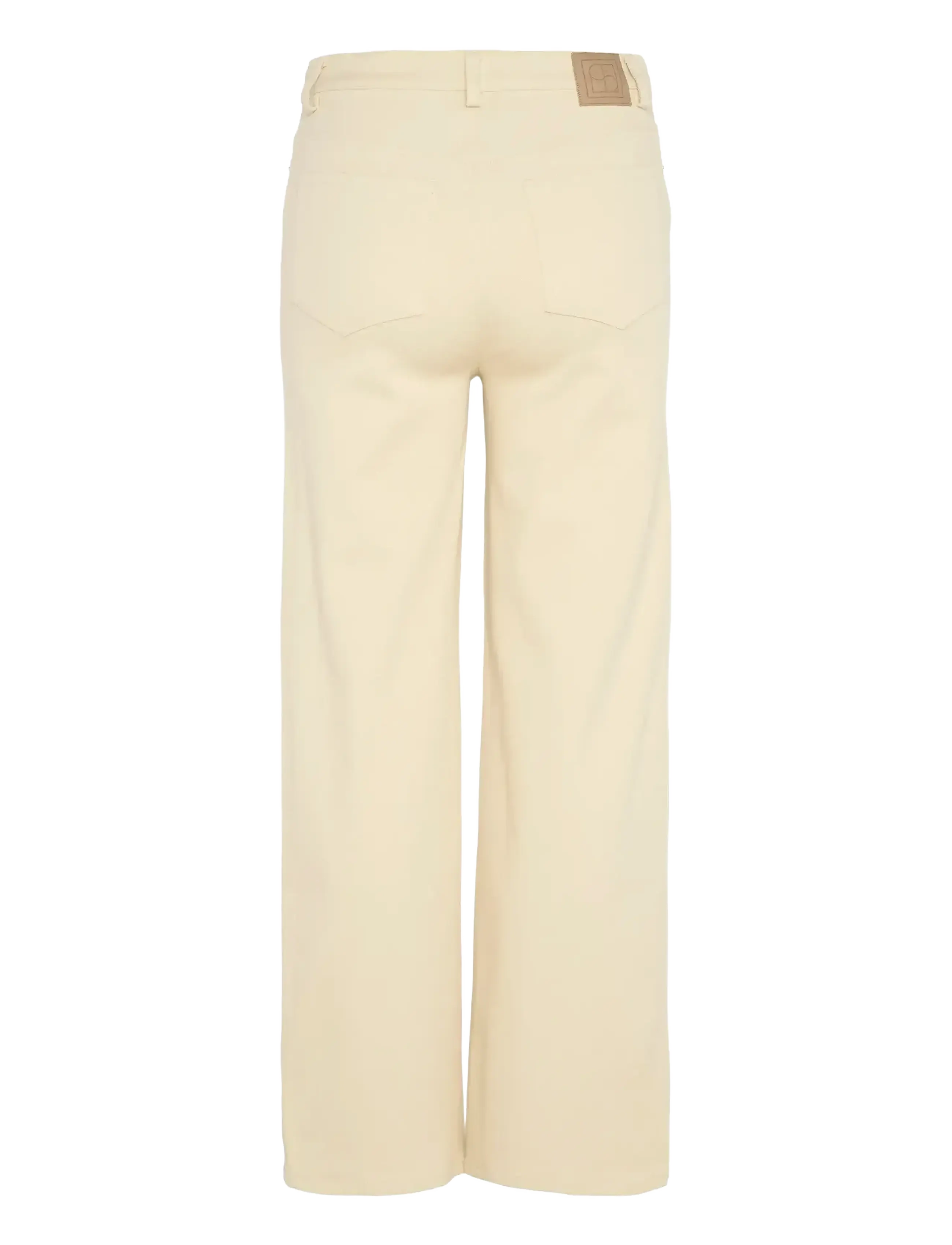 Soaked - SLSandja Plain Vanesa Pants - hosen mit weitem bein - sandshell - 2