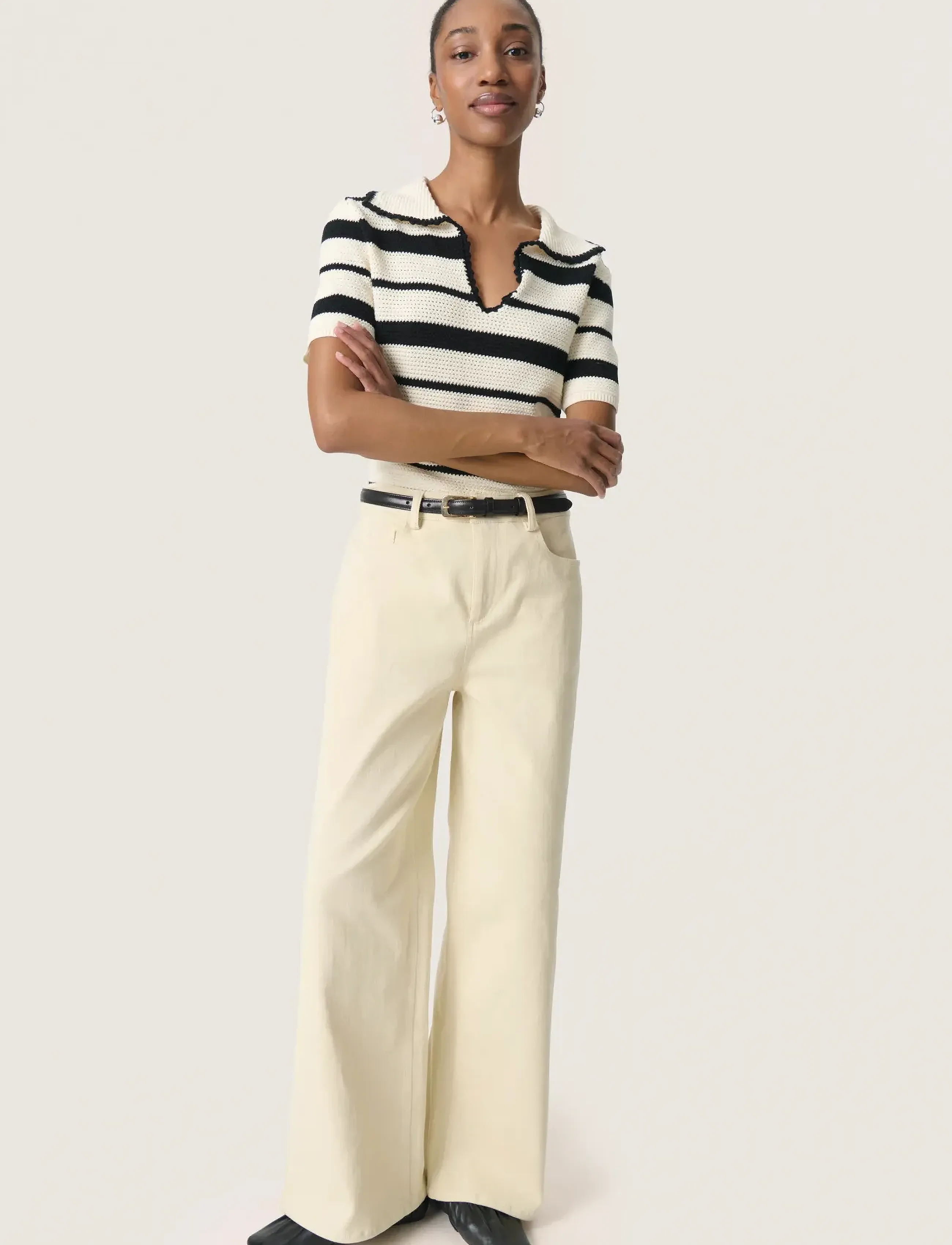 Slsandja Plain Vanesa Pants 2