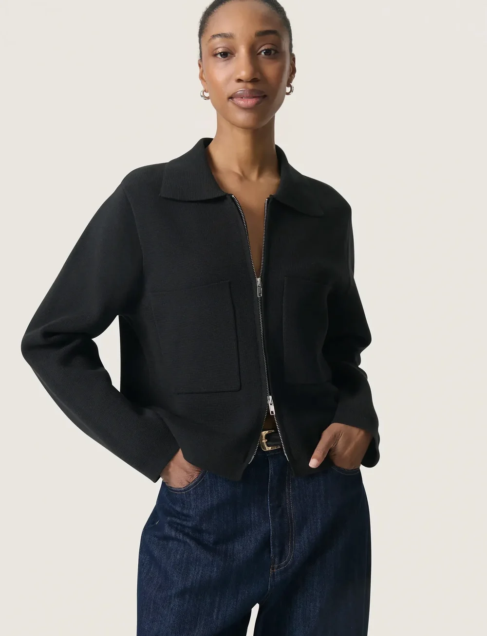 Soaked in Luxury - SLHavena Jacket - cardigans - black - 0