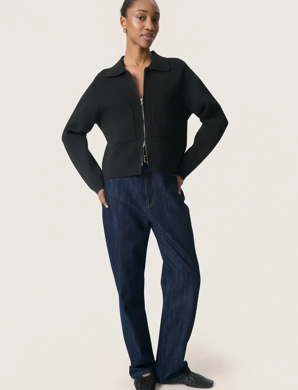 Soaked in Luxury - SLHavena Jacket - cardigans - black - 3