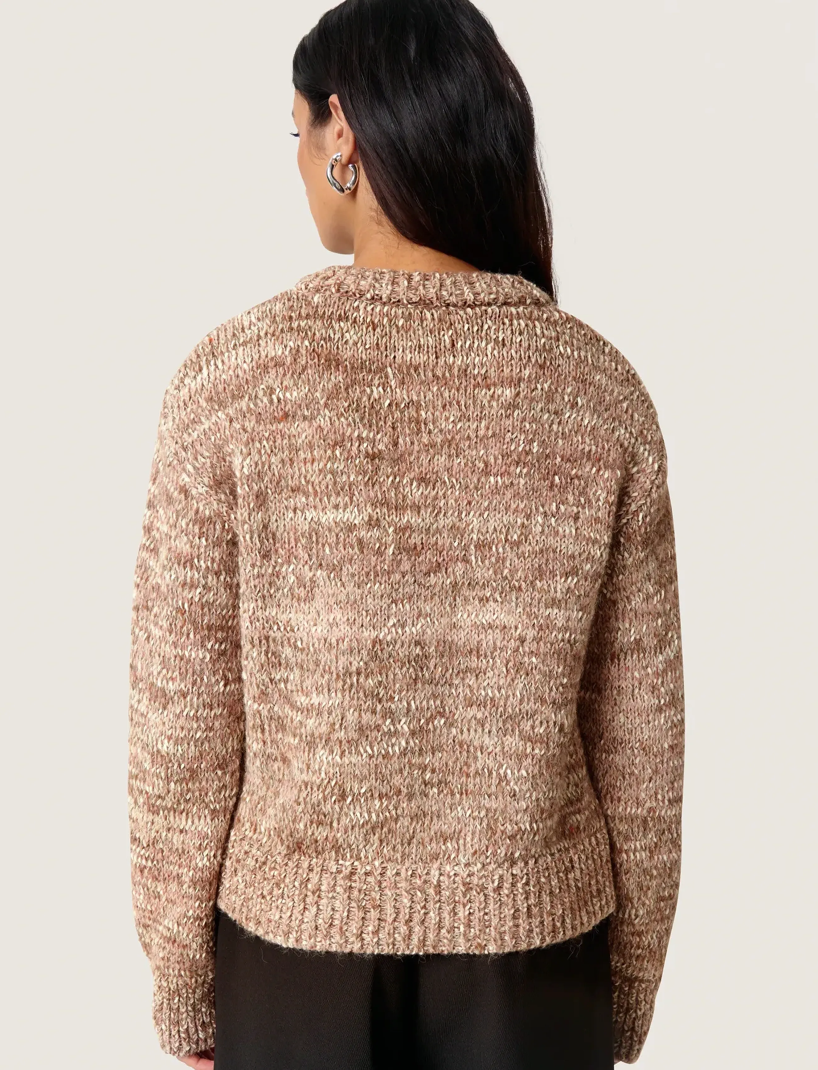 Soaked - SLMacawi Cardigan - herbstliche kleidung - polignac and chocolate melange - 4
