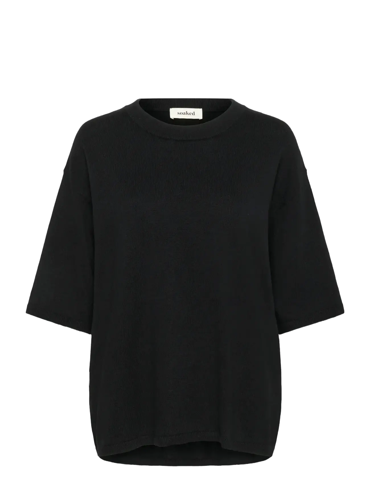 Soaked in Luxury SLSanja Pullover SS - Soaked in Luxury - BLACK / black