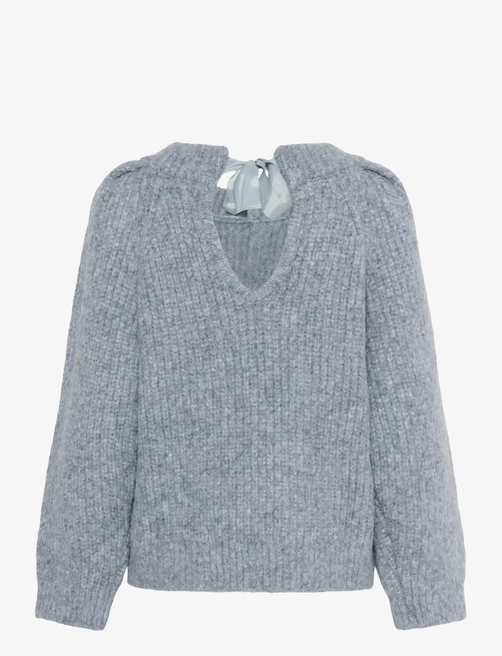 Soaked in Luxury - SLPleoni Pullover - jumpers - bijou blue melange - 2