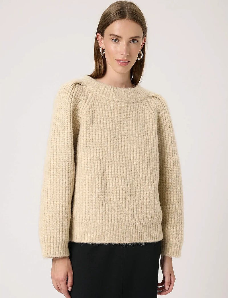 Soaked in Luxury - SLPleoni Pullover - pullover - doeskin melange - 0