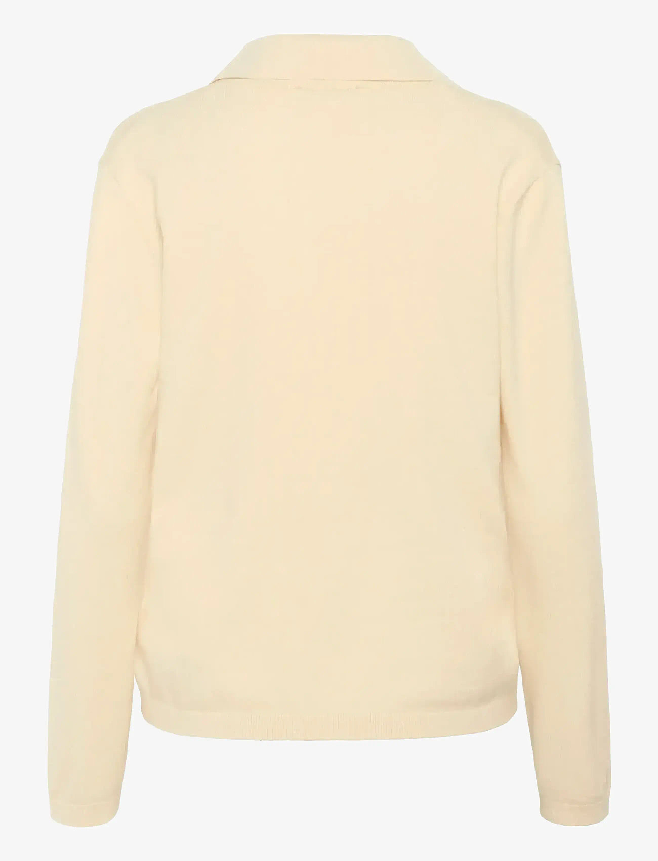 Soaked in Luxury - SLSpina Regular Polo Pullover LS - sviitrid - sandshell - 2