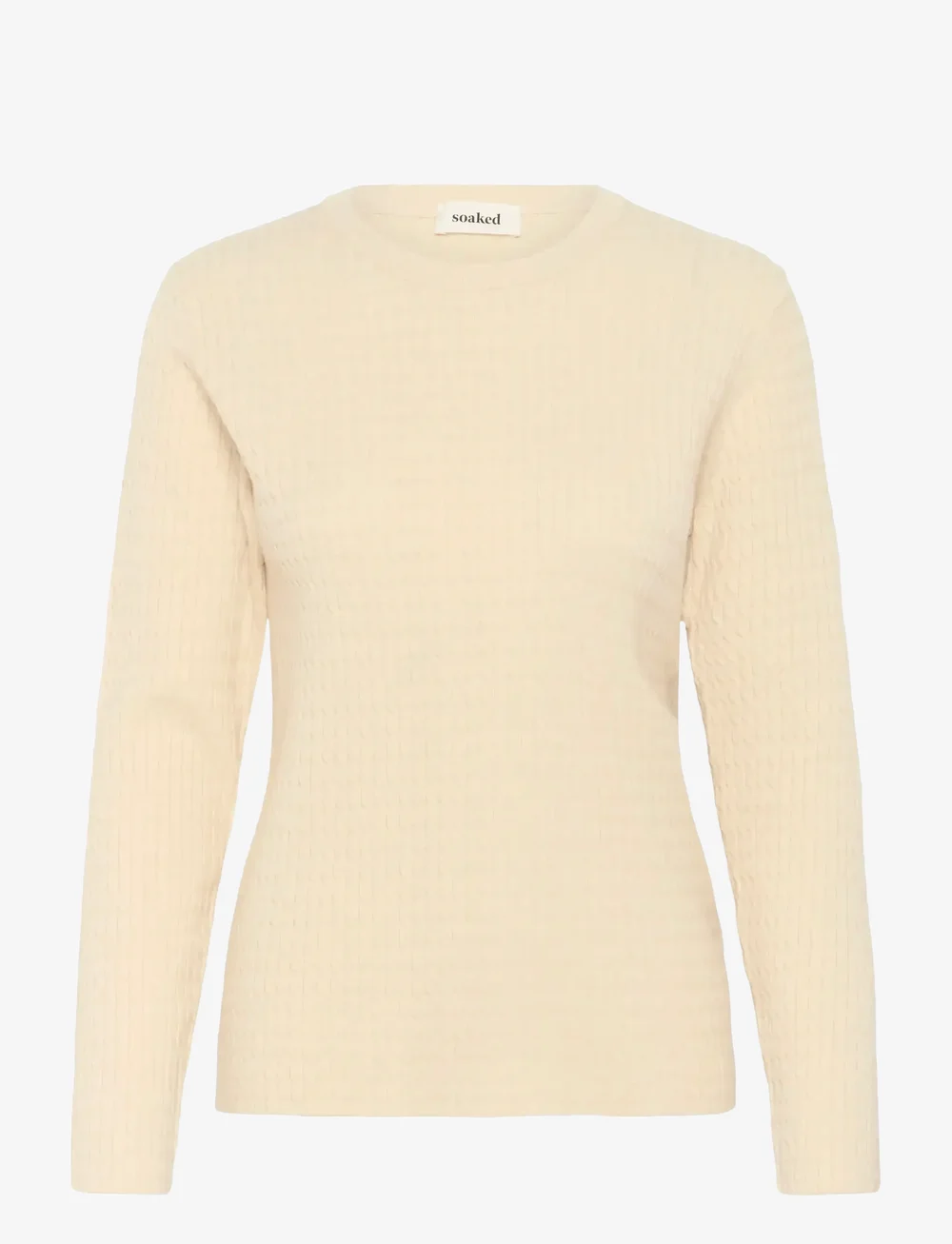 Soaked in Luxury - SLSpina Cable Pullover - pullover - sandshell - 1