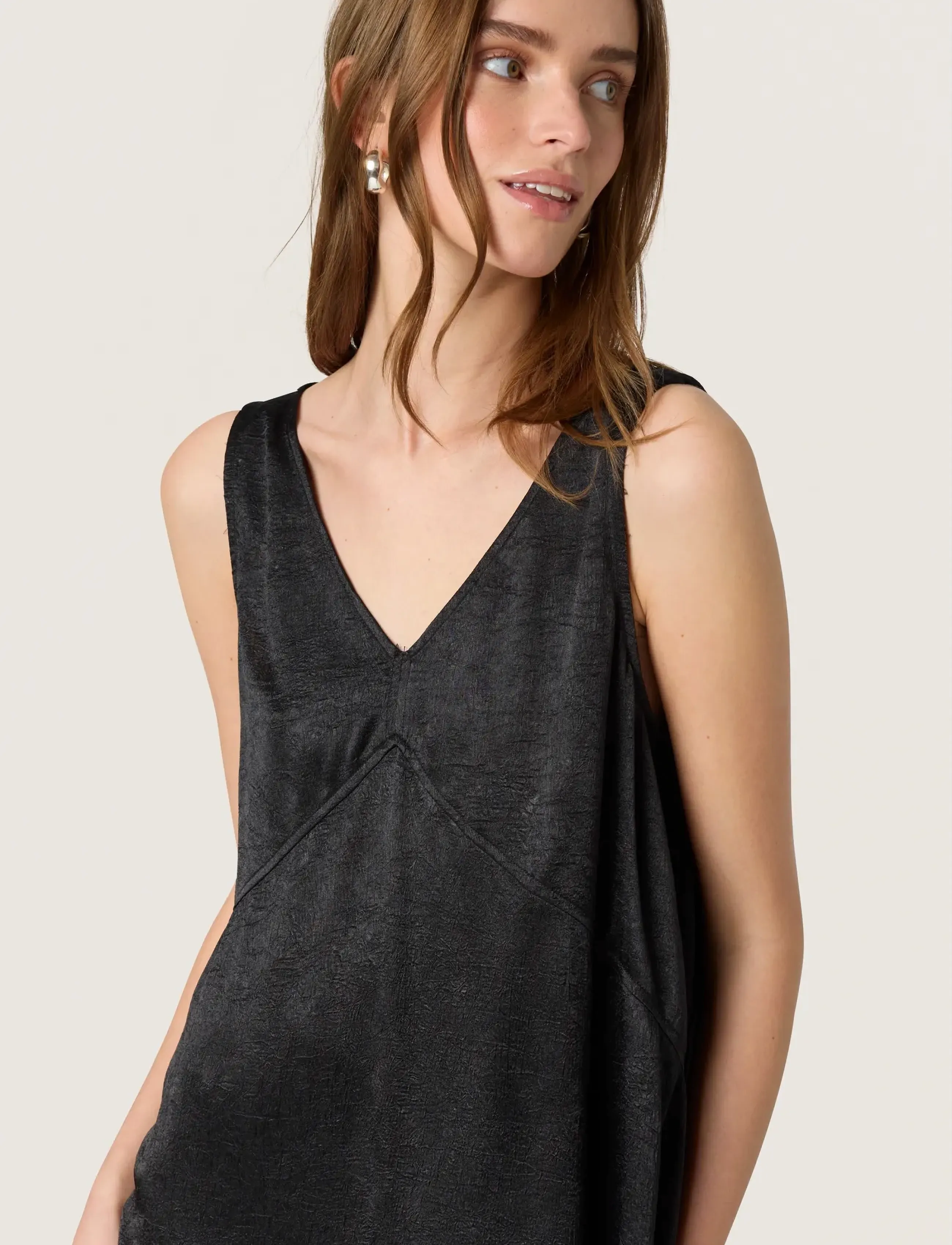 Soaked - SLYennah Midi Dress - blondekjoler - black - 5
