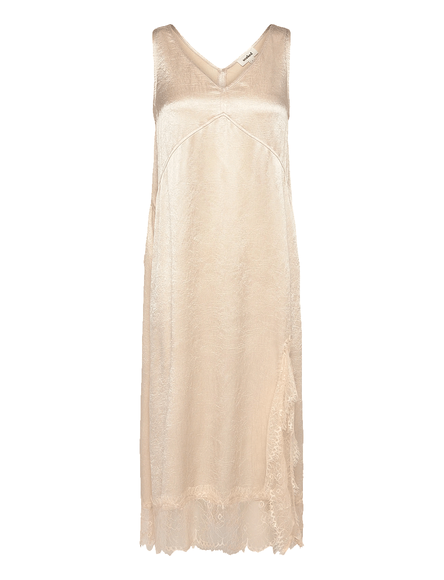 Soaked - SLYennah Midi Dress - blondekjoler - sandshell - 1