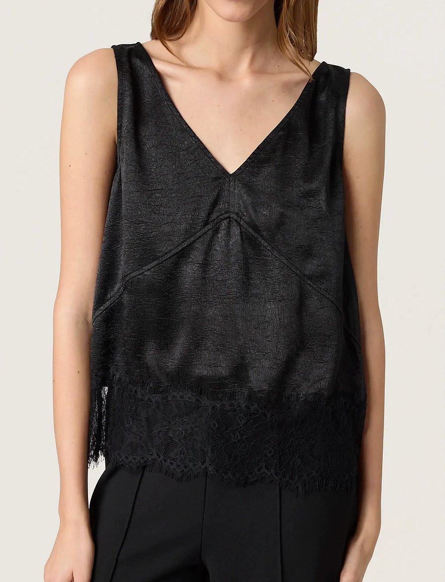 Soaked - SLYennah Top - Ærmeløse bluser - black - 5