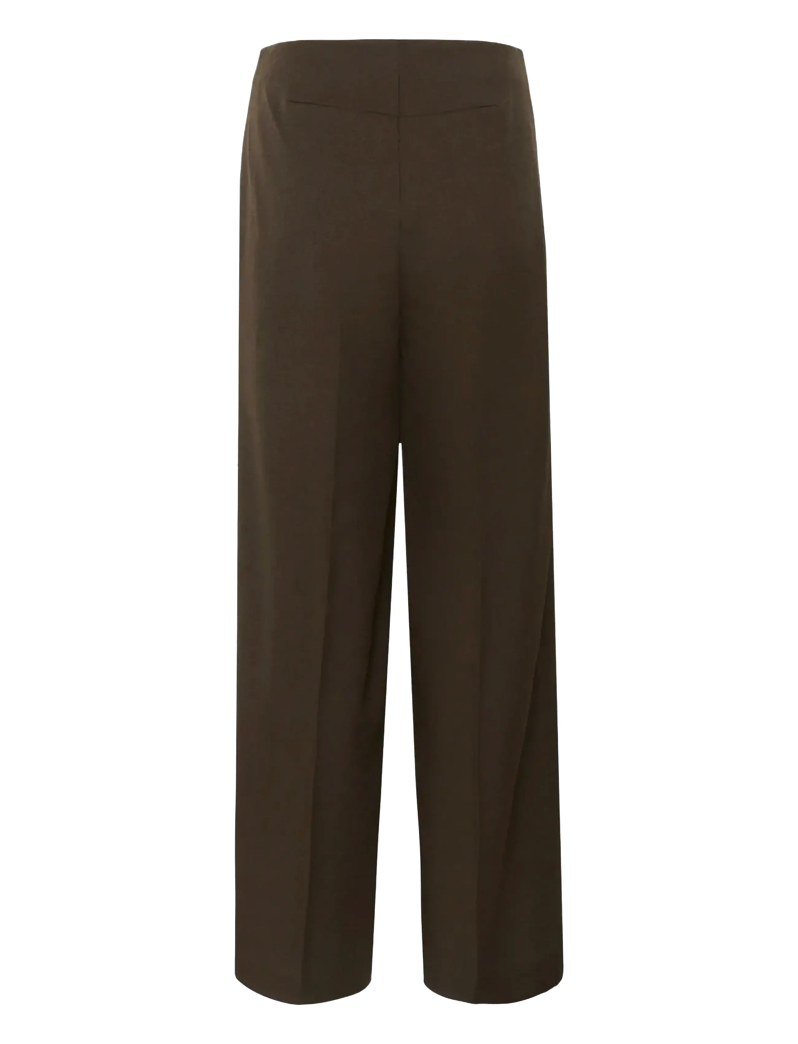 Soaked - SLLilu Corinne Wide Long Pants - habitbukser - brown melange suiting - 2