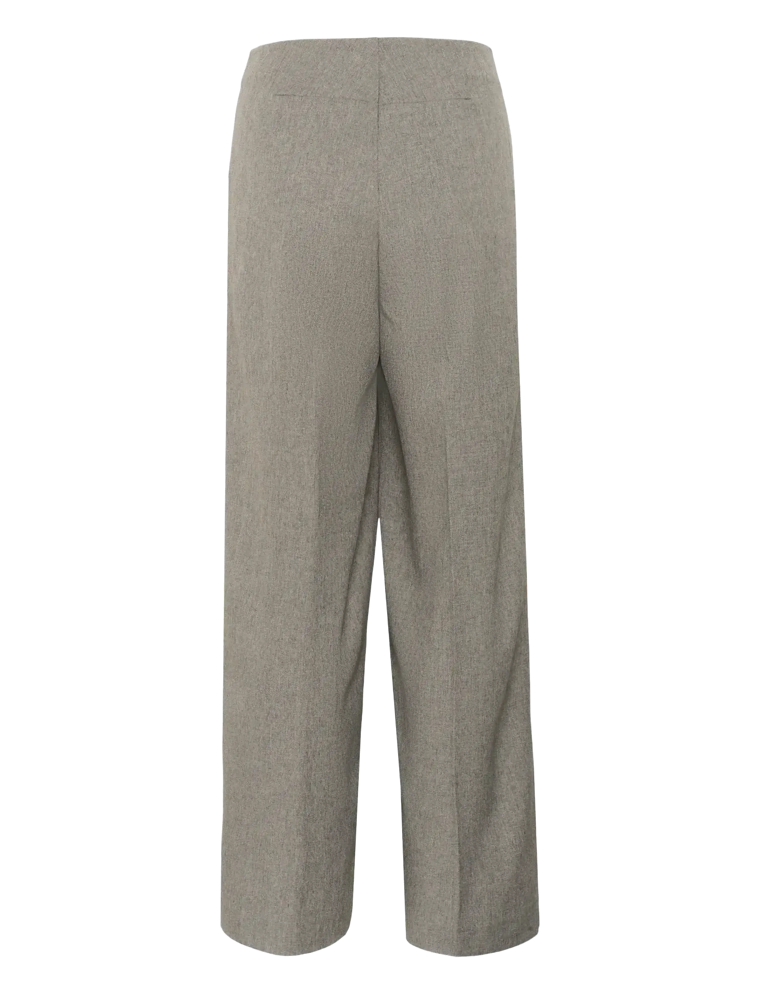 Soaked - SLLilu Corinne Wide Long Pants - od garnituru - grey melange suiting - 2