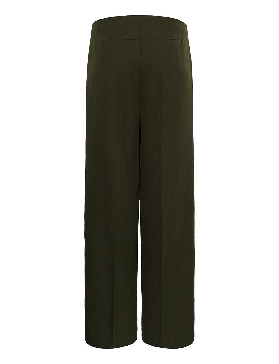 Soaked - SLLilu Corinne Wide Long Pants - tailored trousers - rosin melange - 2