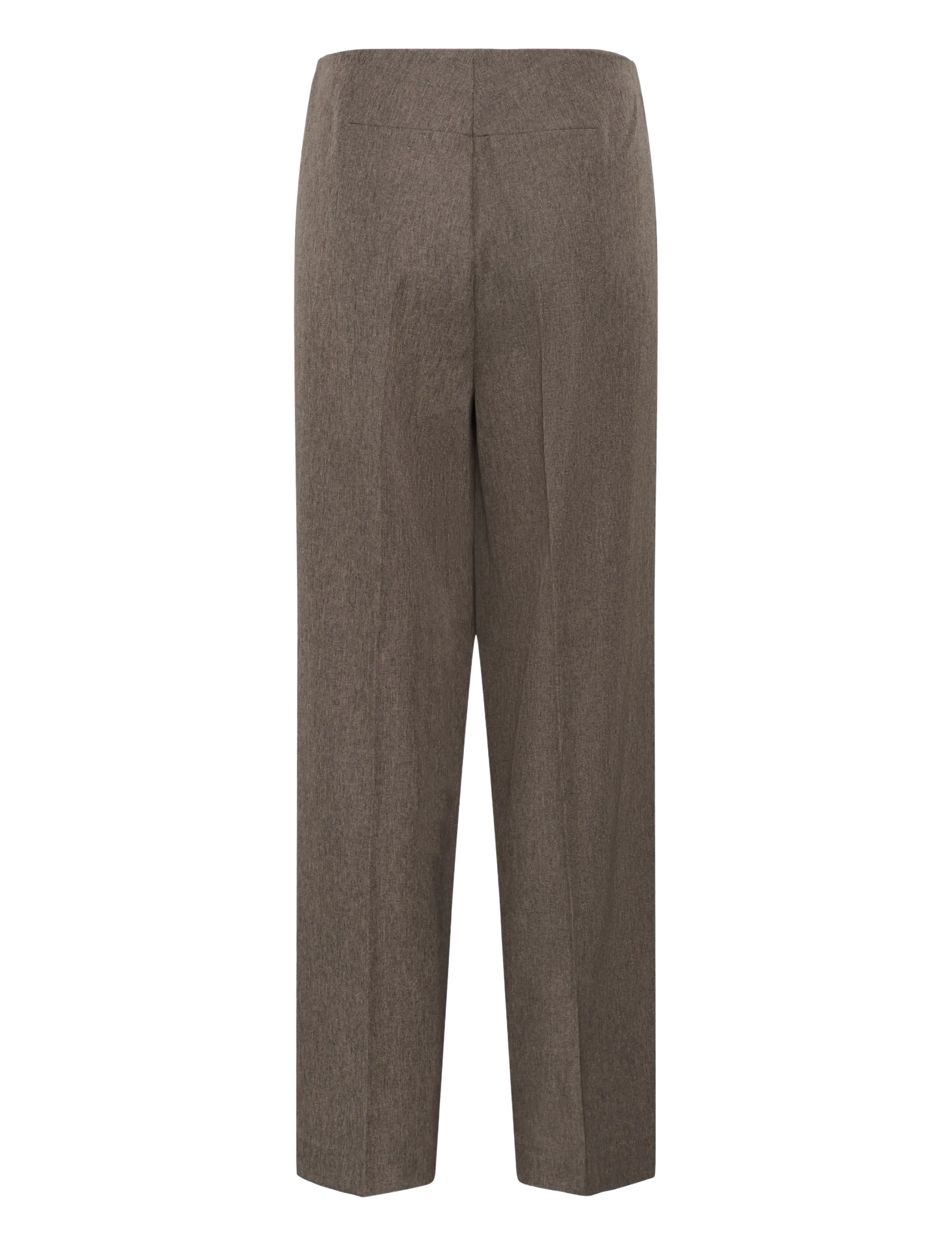 Soaked - SLLilu Corinne Wide Long Pants - anzugshosen - walnut melange - 2