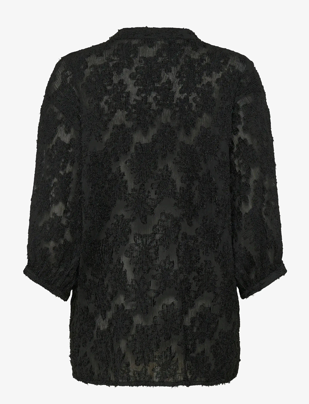 Soaked - SLRaye Amily Blouse 3/4 - bluzki z długimi rękawami - black - 2