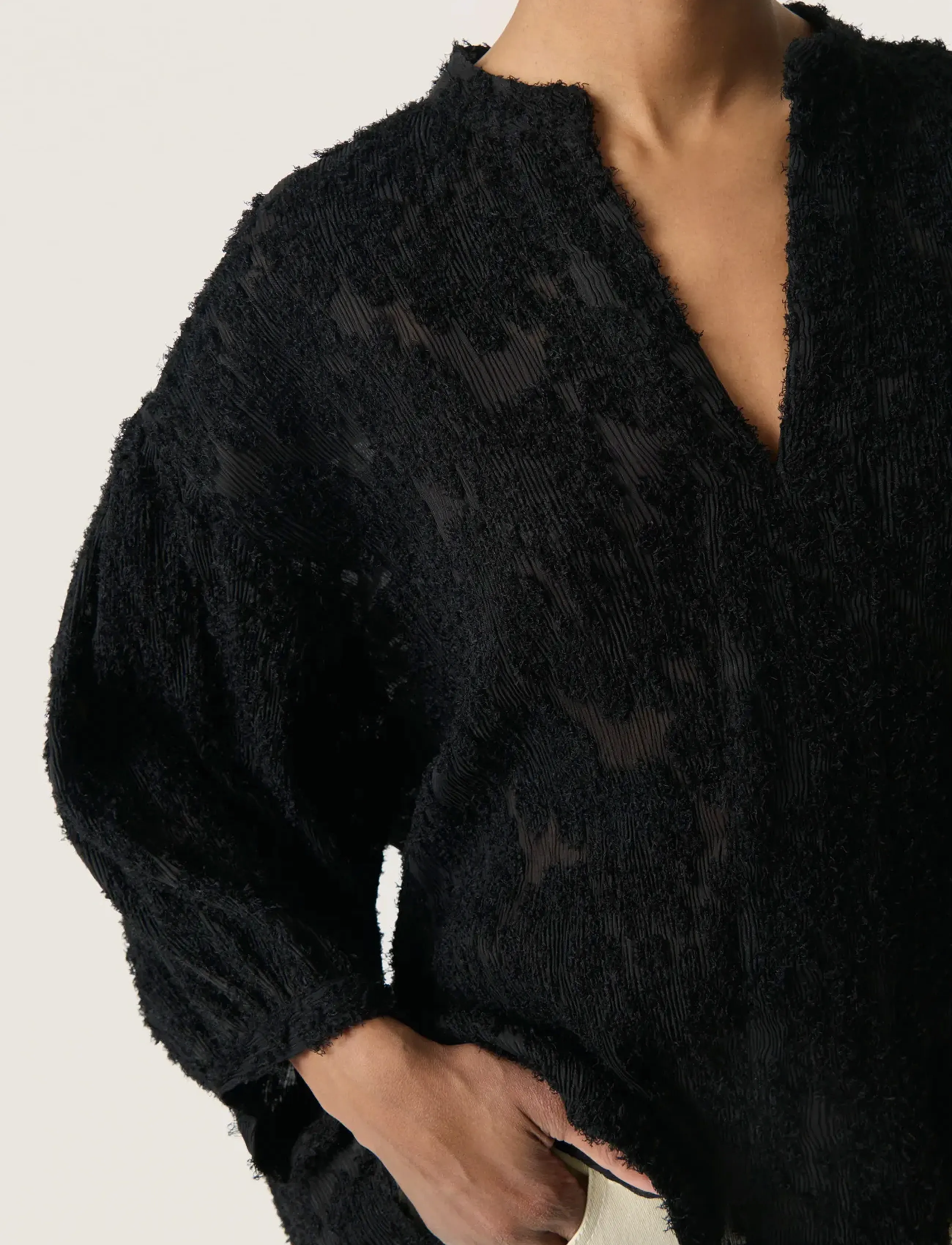 Soaked - SLRaye Amily Blouse 3/4 - black - 5