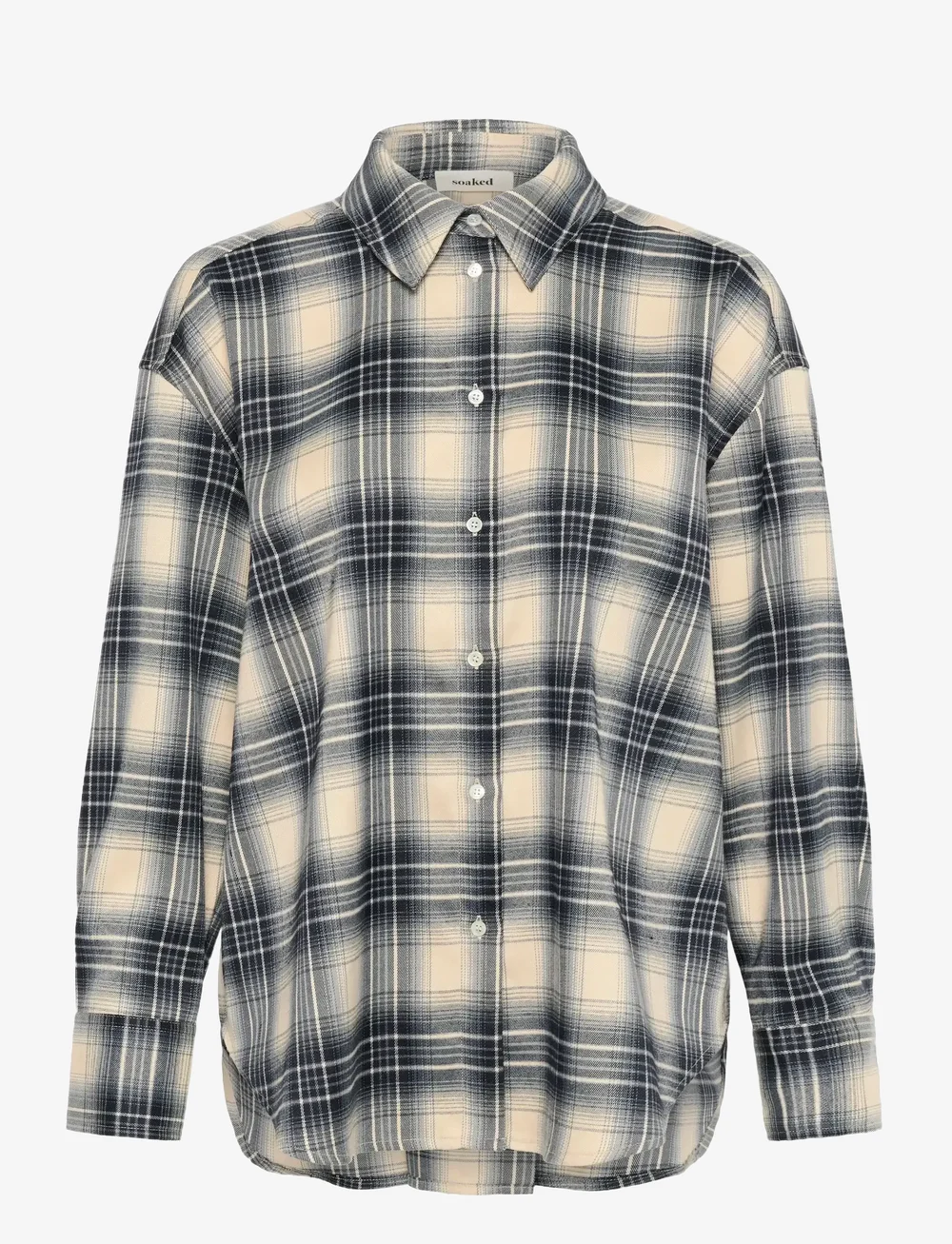 Soaked in Luxury - SLPamala Shirt LS - langærmede skjorter - navy checks - 1