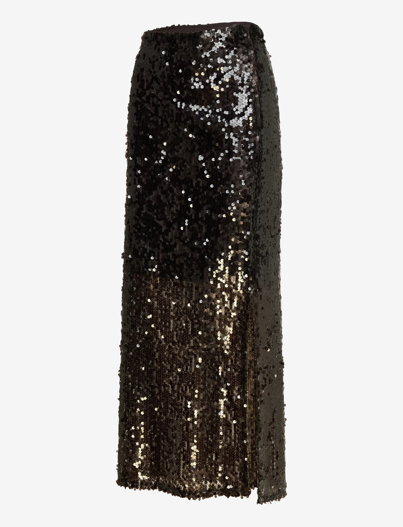 Soaked - SLCochella Sequin Skirt - paillet nederdele - chocolate torte - 3