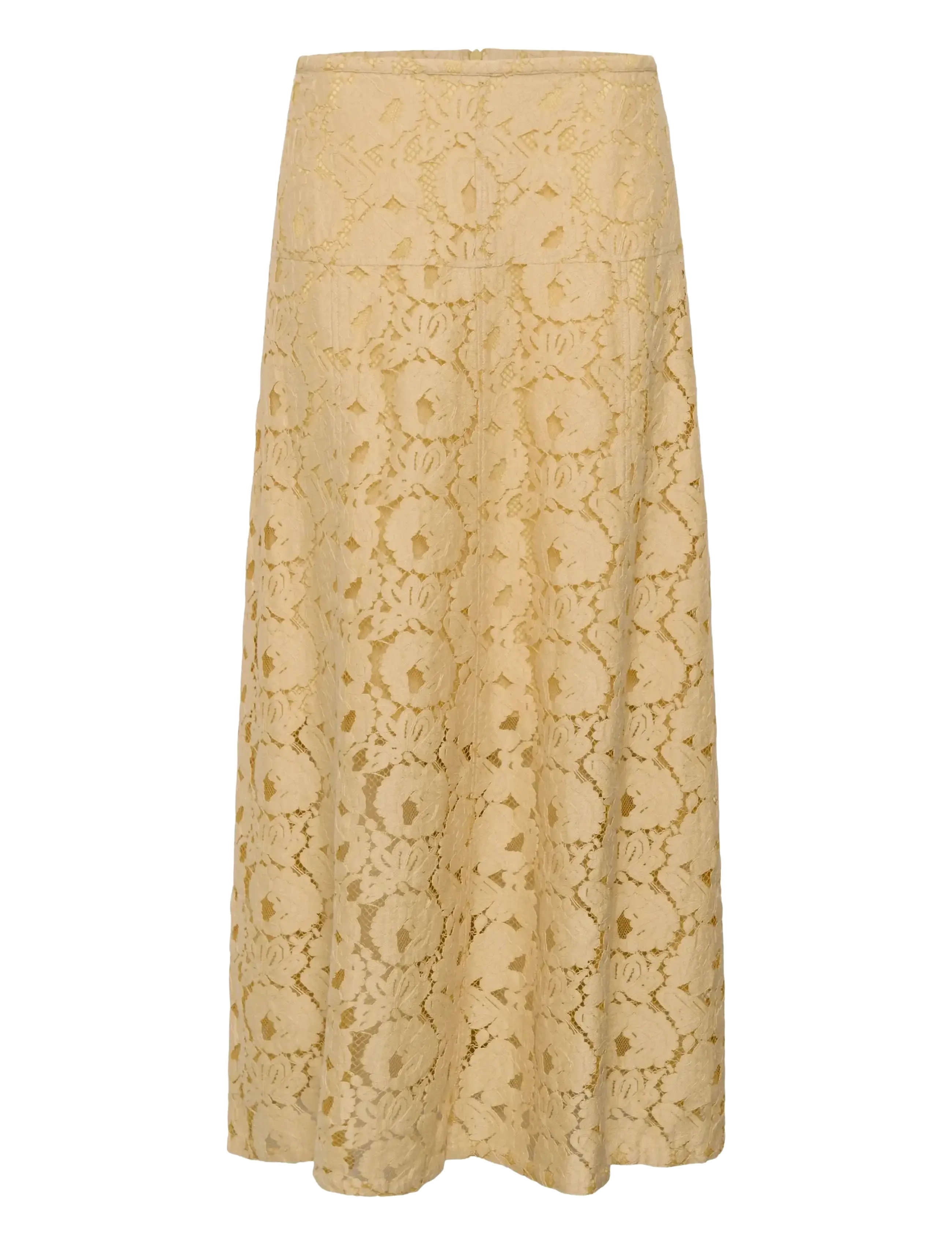 Soaked SLTaya Skirt - Midihameet - REED YELLOW / yellow