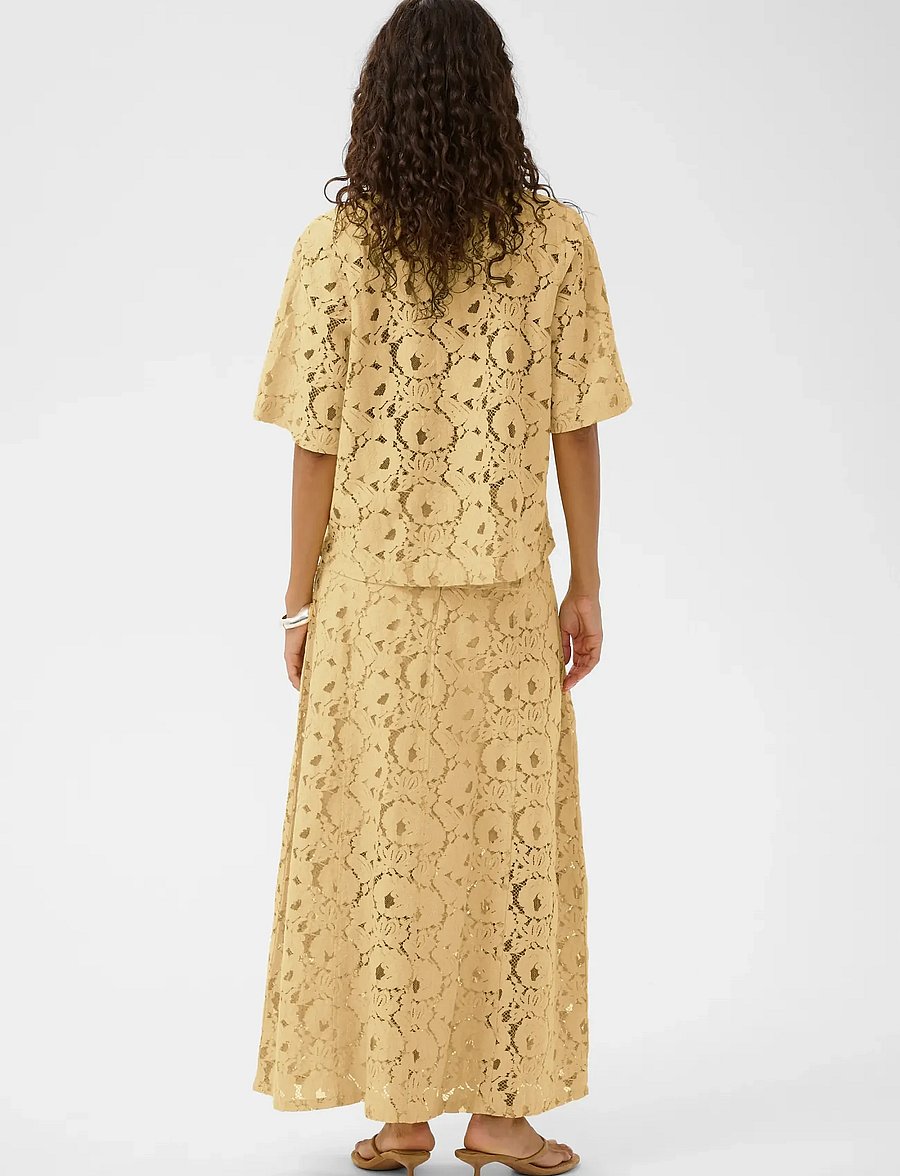 Soaked - SLTaya Skirt - midihameet - reed yellow - 4