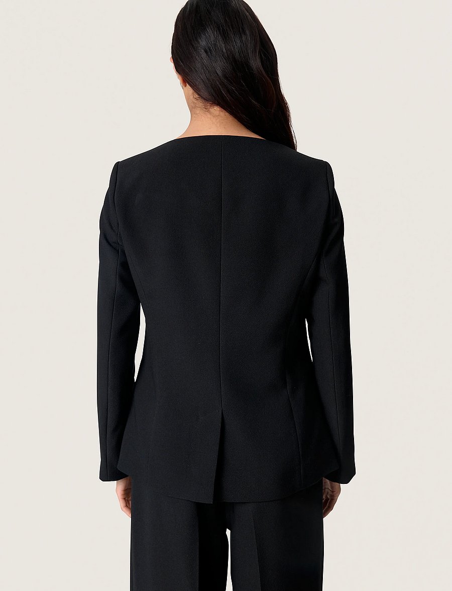 Soaked - SLSarina Blazer - enkeltradede blazere - black - 5