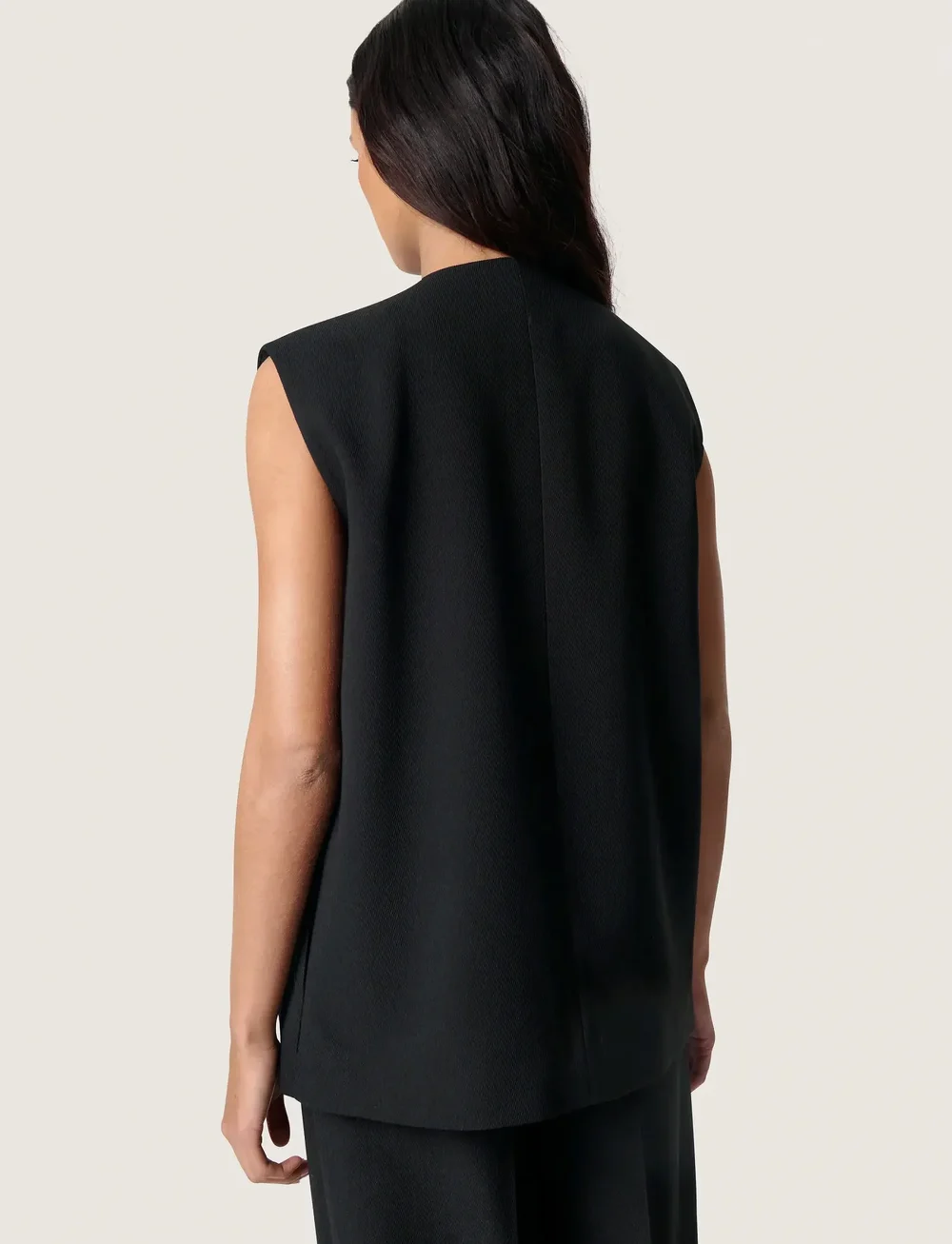 Soaked in Luxury - SLSarina Waistcoat - Ærmeløse bluser - black - 4