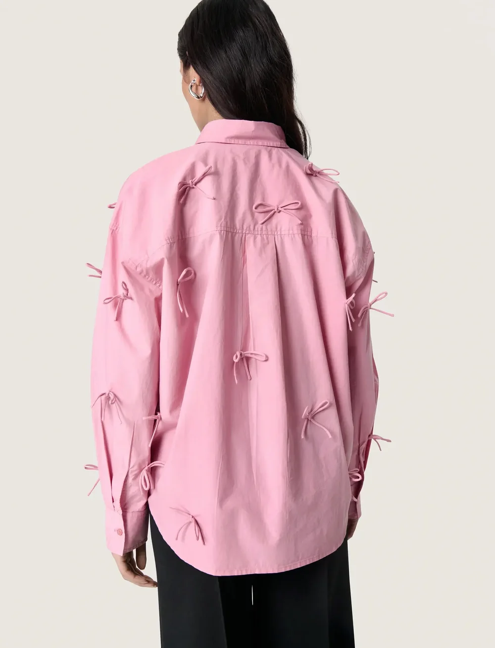 Soaked in Luxury - SLJoa Bow Shirt LS - long-sleeved shirts - polignac - 4