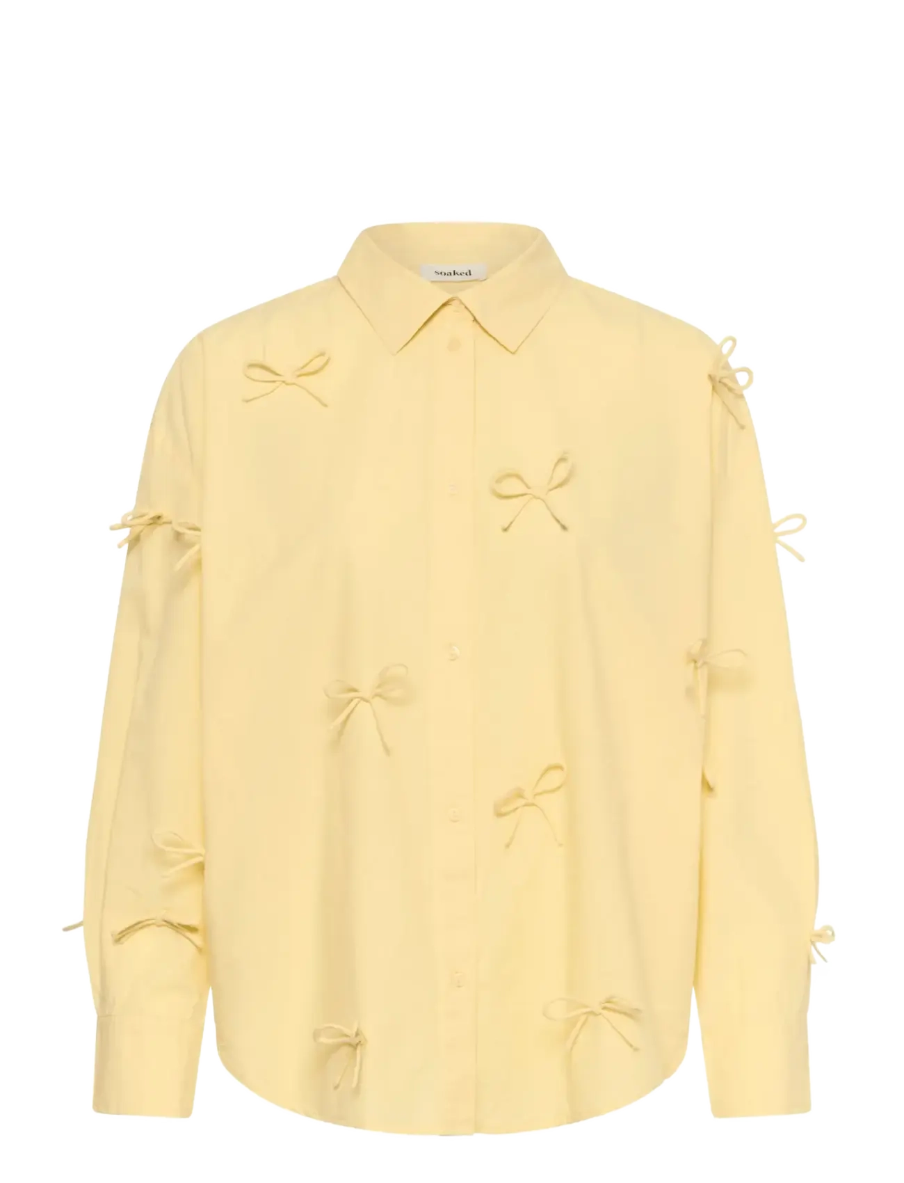 Soaked SLJoa Bow Shirt - Transitional Layering - REED YELLOW / yellow