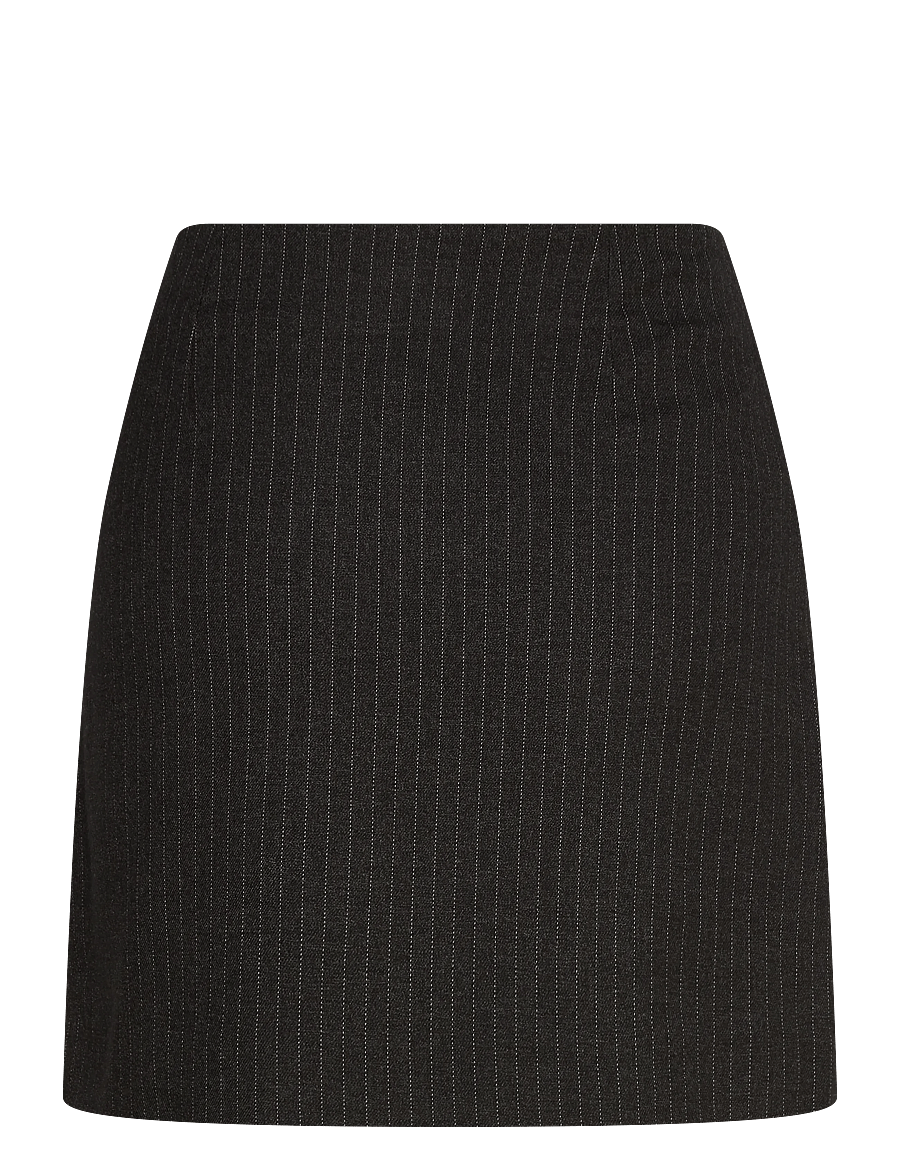 Soaked - SLMalodi Mini Skirt - korta kjolar - grey melange pinstripe - 2